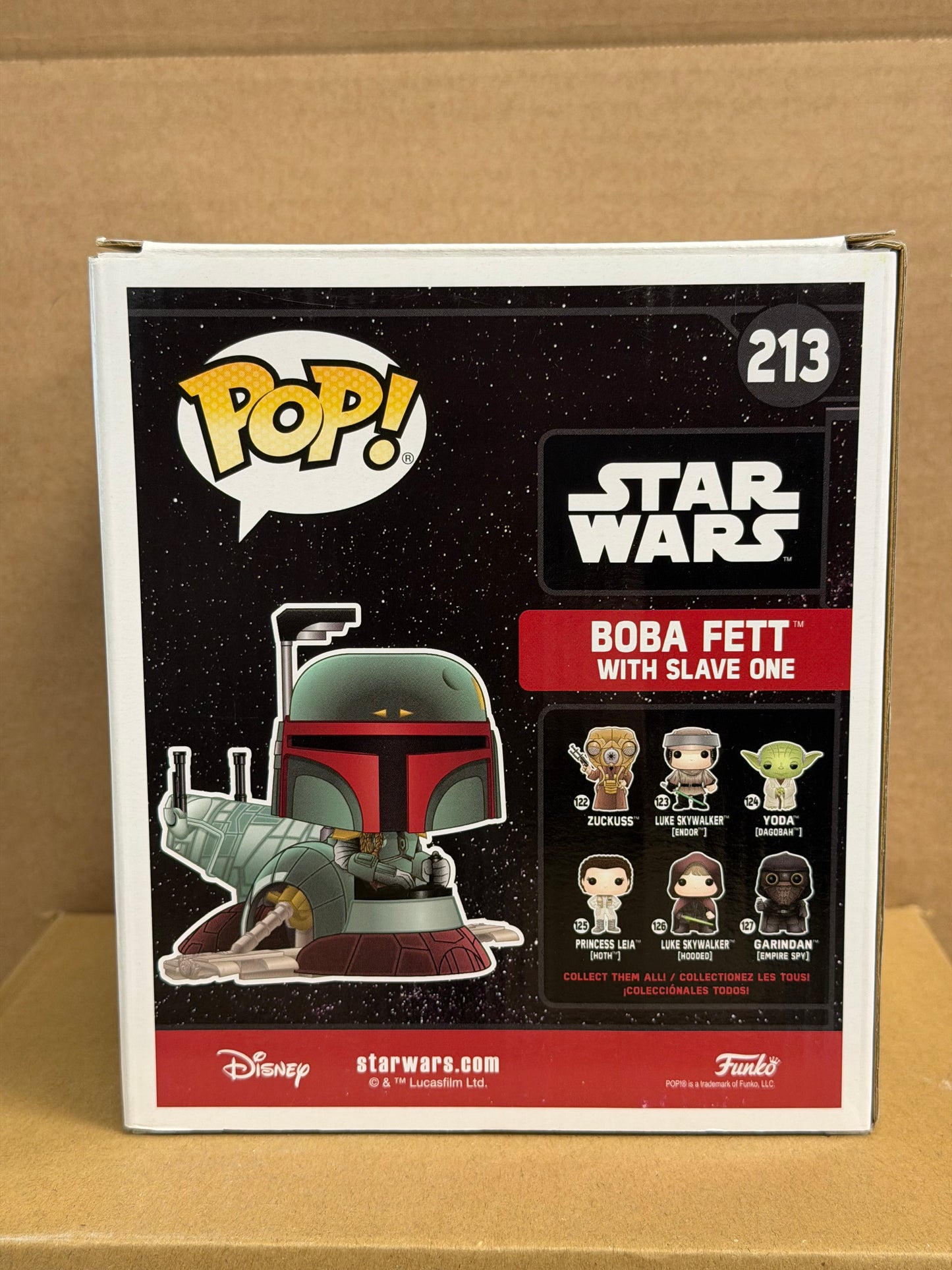 Funko Pop! Star Wars Boba Fett #213 Fall Convention Exclusive + Protector