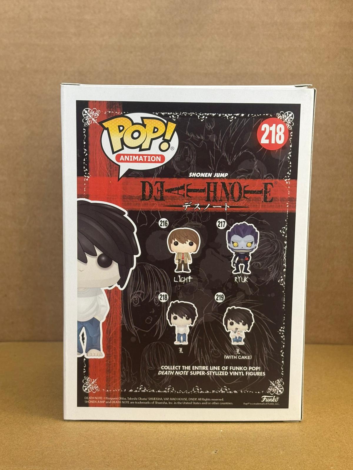 Funko Pop! Anime Death Note L #218 Rare Vaulted