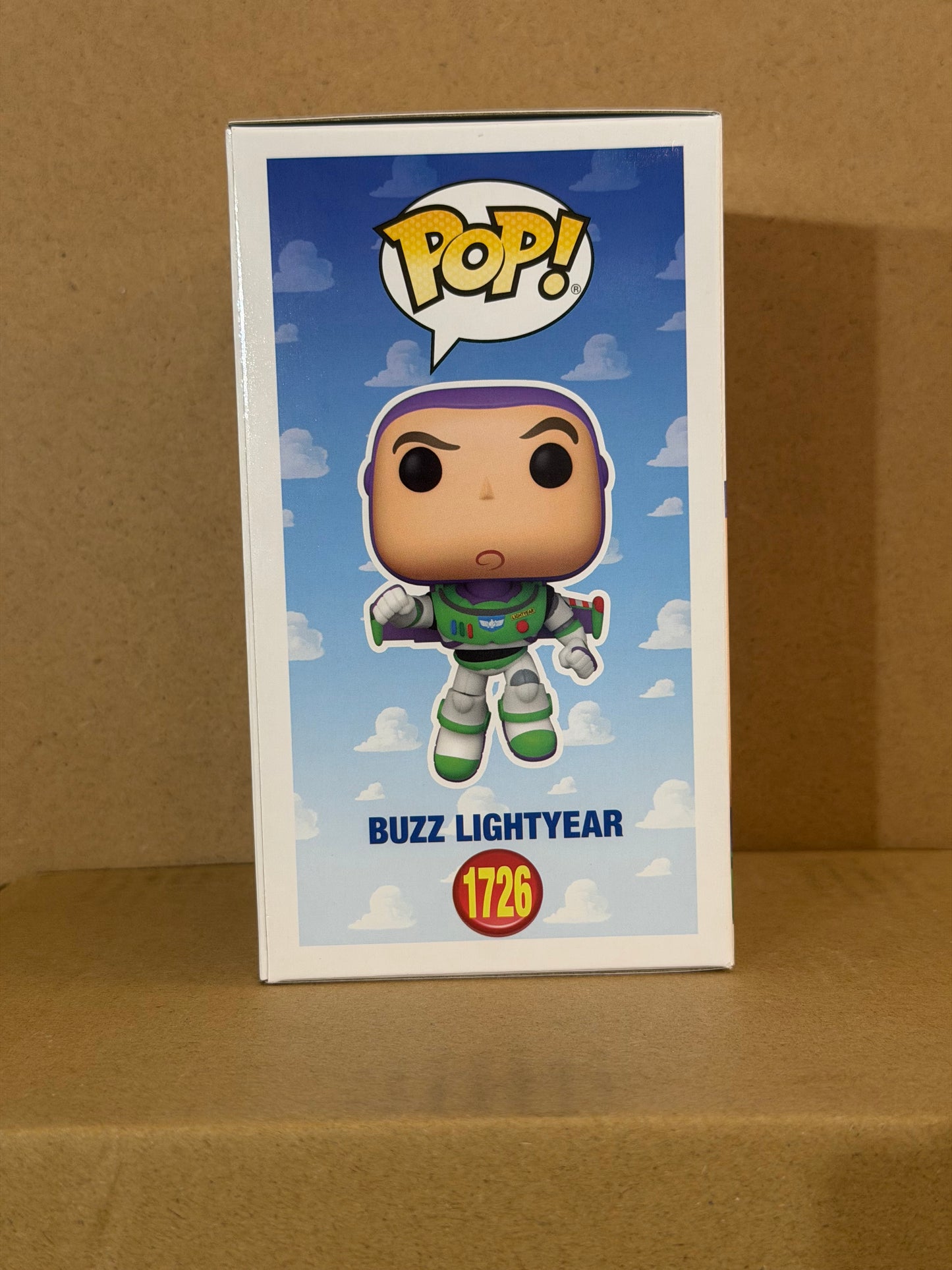 Funko Pop! Disney Toy Story Buzz Lightyear Signed Tim Allen COA #1726