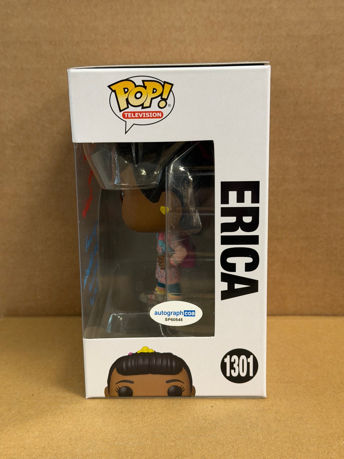 Funko Pop! Television Stranger Things Erica Signed Priah Ferguson COA #1301