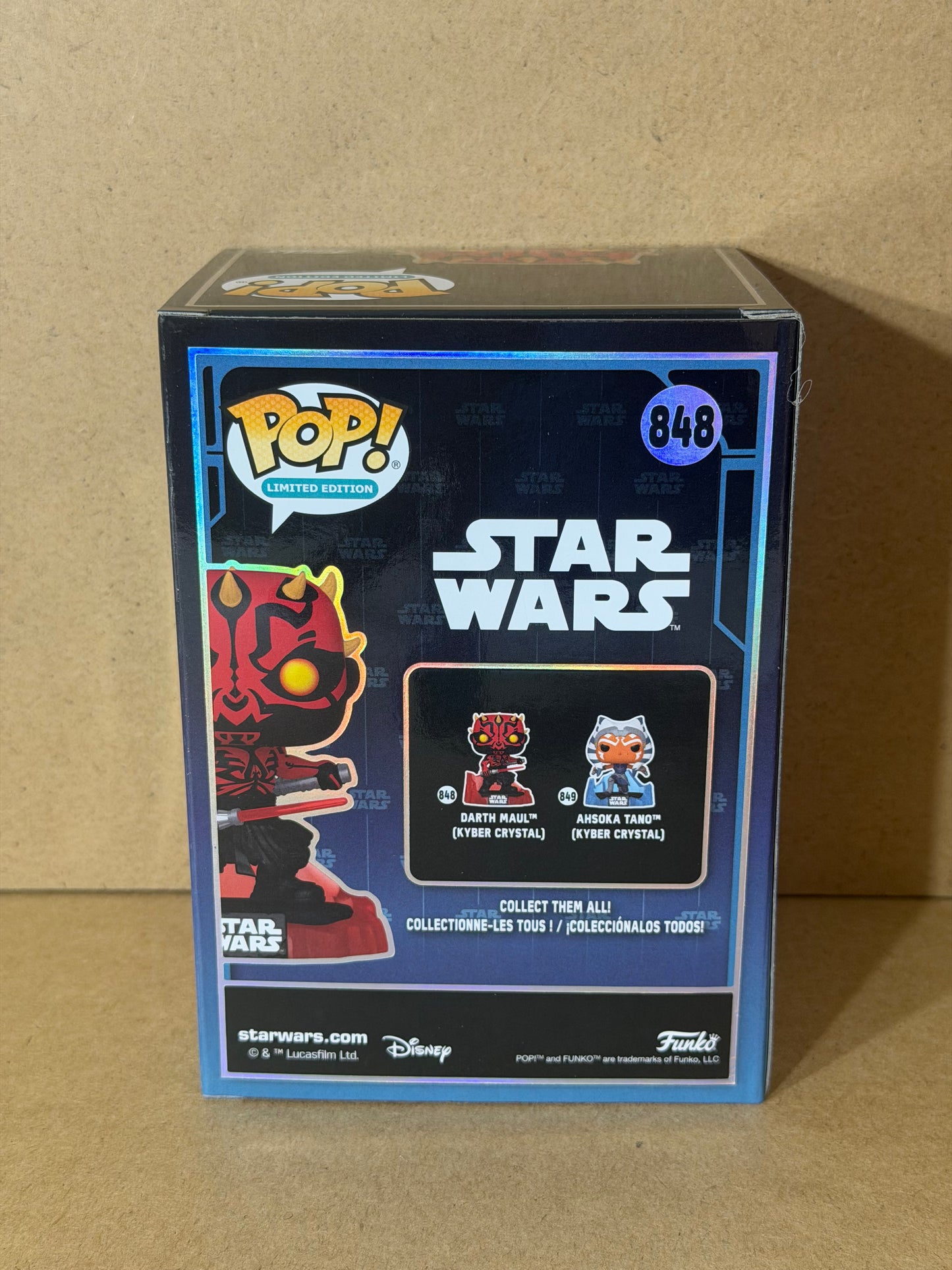 Funko Pop! Star Wars Darth Maul (Kyber Crystal) 9500pcs #848 SDCC Exclusive