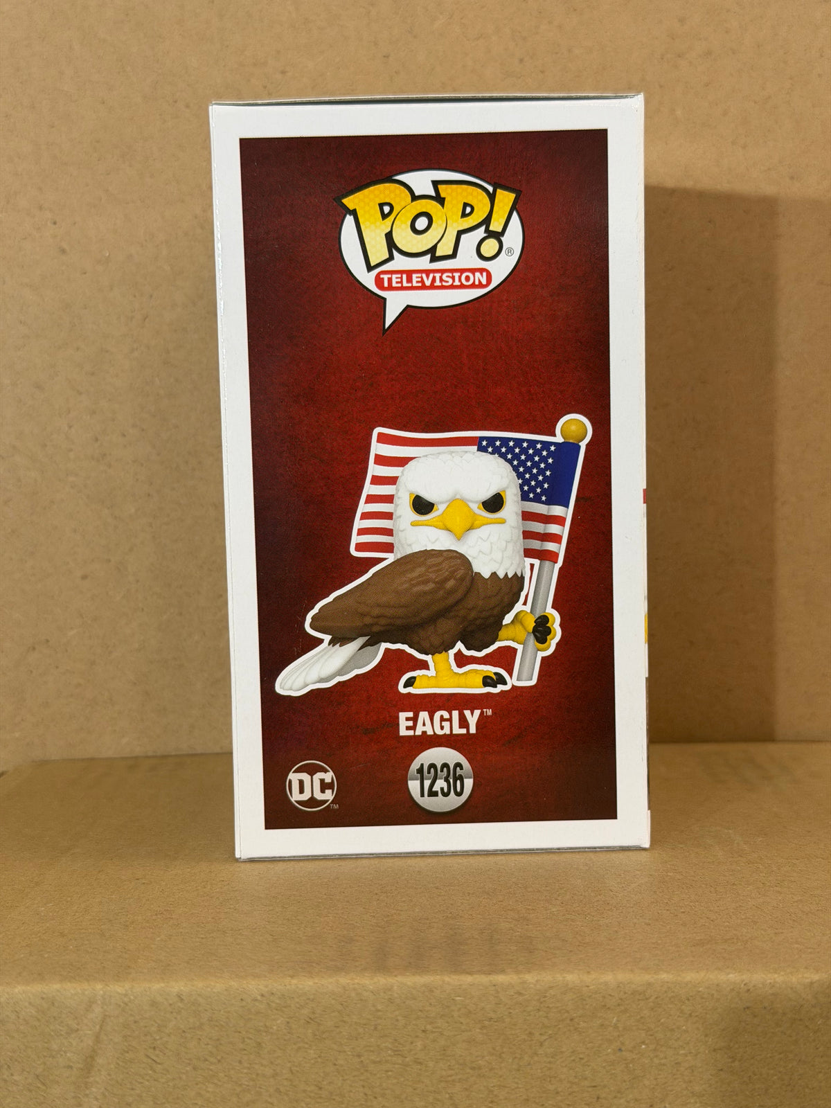 Funko Pop! Television Peacemaker Eagly Signed Dee Baker COA #1236