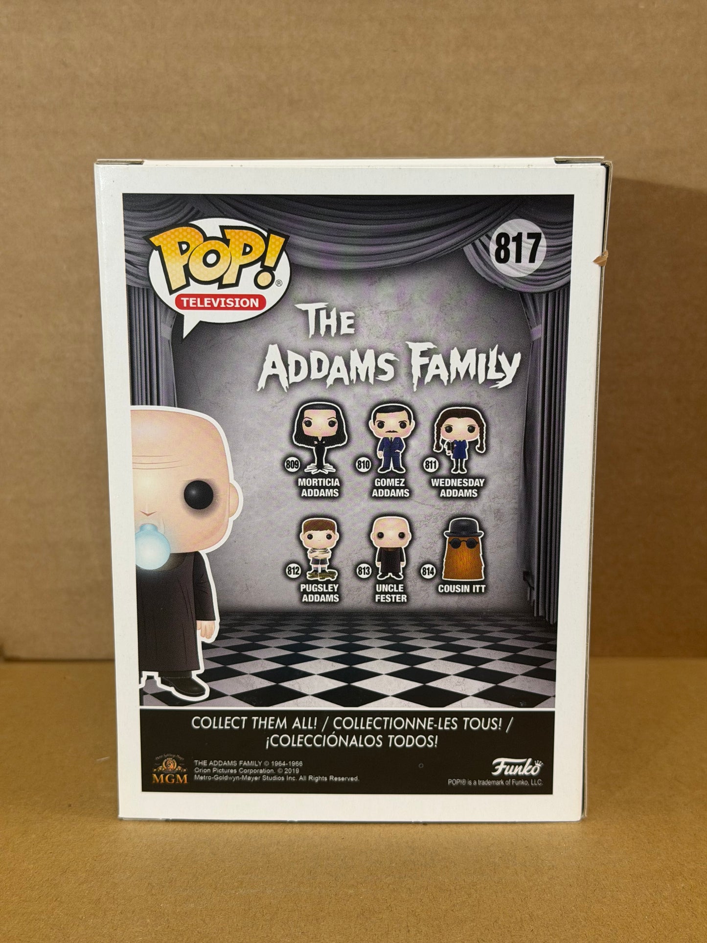 Funko Pop! Television The Addams Family Uncle Fester Signed Fred Armisen COA #817