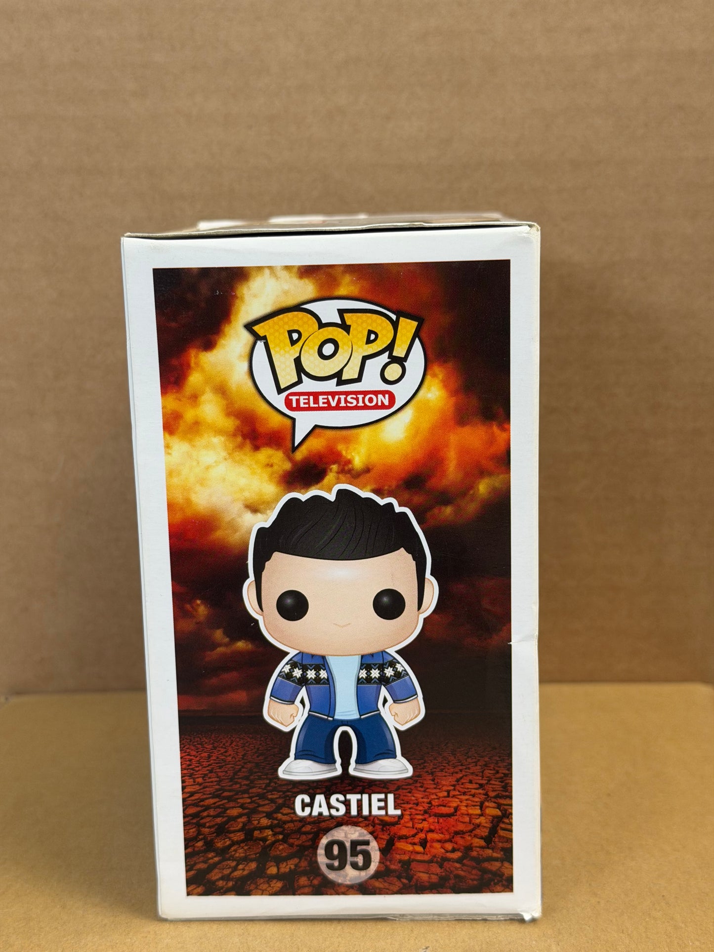 Funko Pop! Television Supernatural Castiel (French Mistake) #95 2015 SDCC Physical Sticker