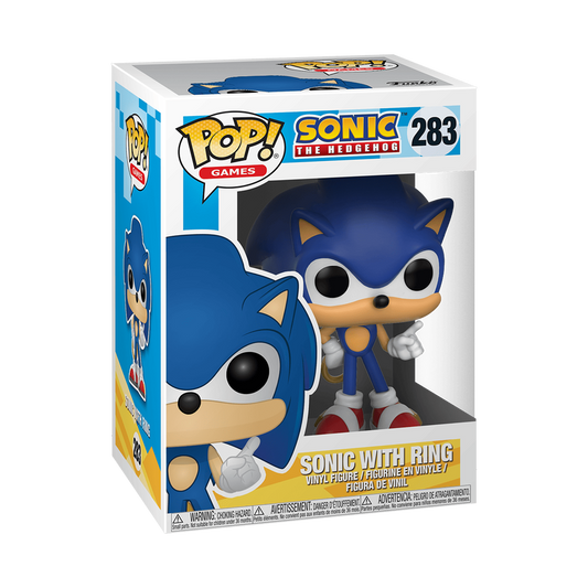 Sonic With Ring #283 Funko Pop!
