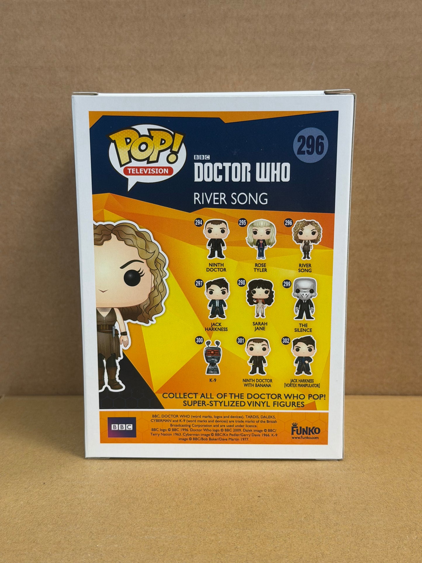 Funko Pop! Television Doctor Who River Song Signed Alex Kingston COA #296