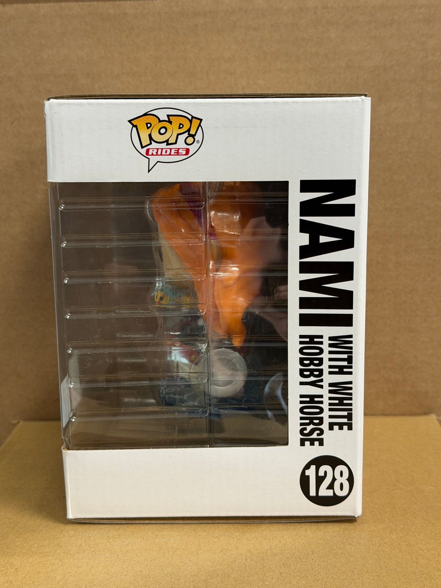Funko Pop! Rides Anime One Piece Nami W/ White Hobby Horse #128 2025 Convention