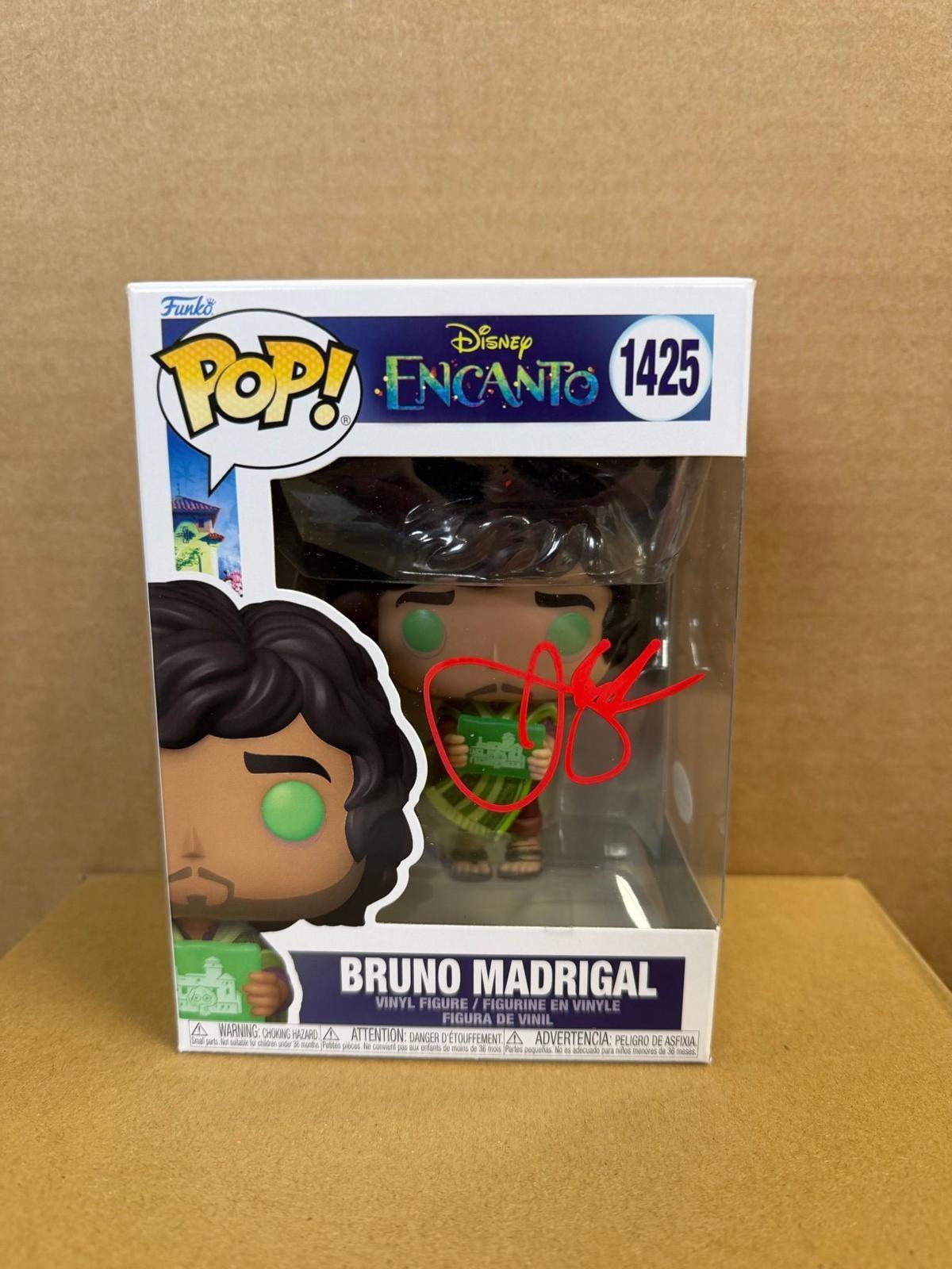 Funko Pop! Disney Bruno Madrigal Signed Jared Bush WS