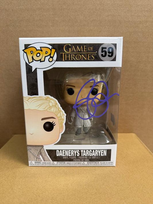 Funko Pop! Television Daenerys Targaryen #59 Signed Emilia Clarke WS