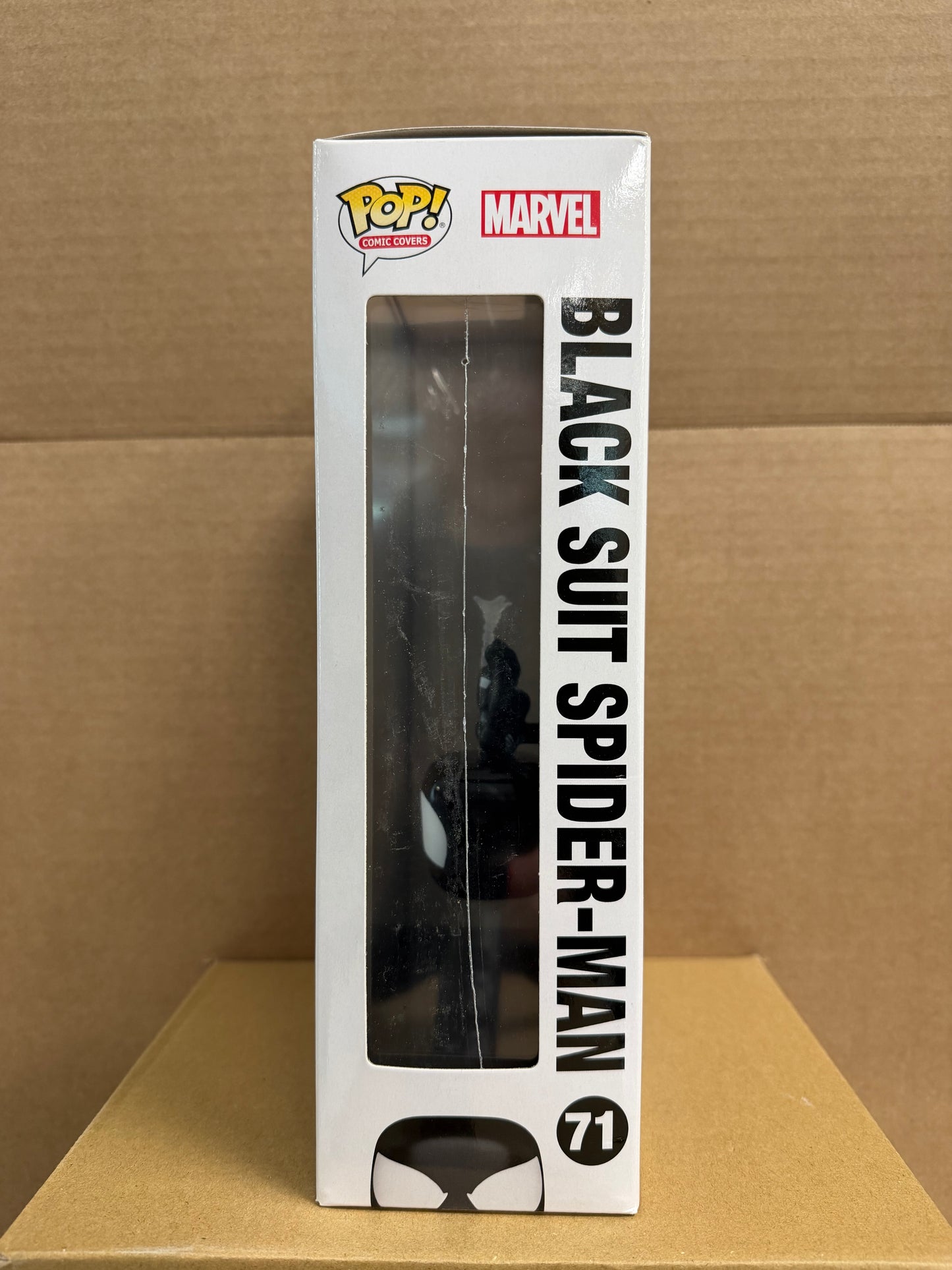 Funko Pop! Marvel Comic Cover Black Suit Spider-Man #71