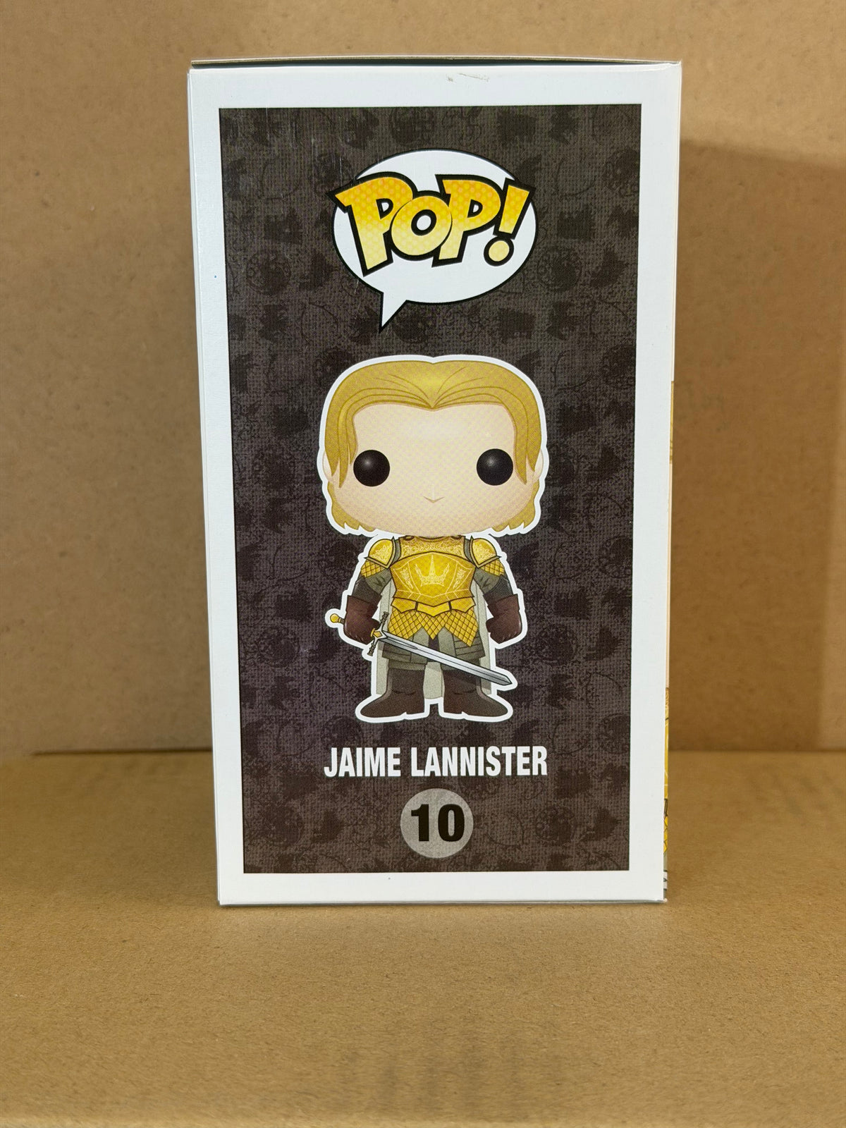 Funko Pop! Television Game Of Thrones Jaime Lannister Signed Nikolaj Coster #10