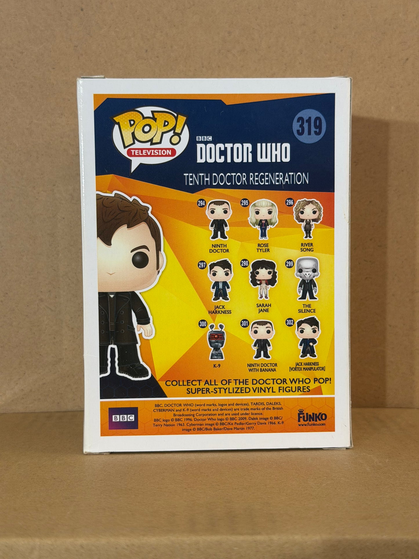 Funko Pop! Television Doctor Who Tenth Doctor Regeneration #319 Glow Exclusive