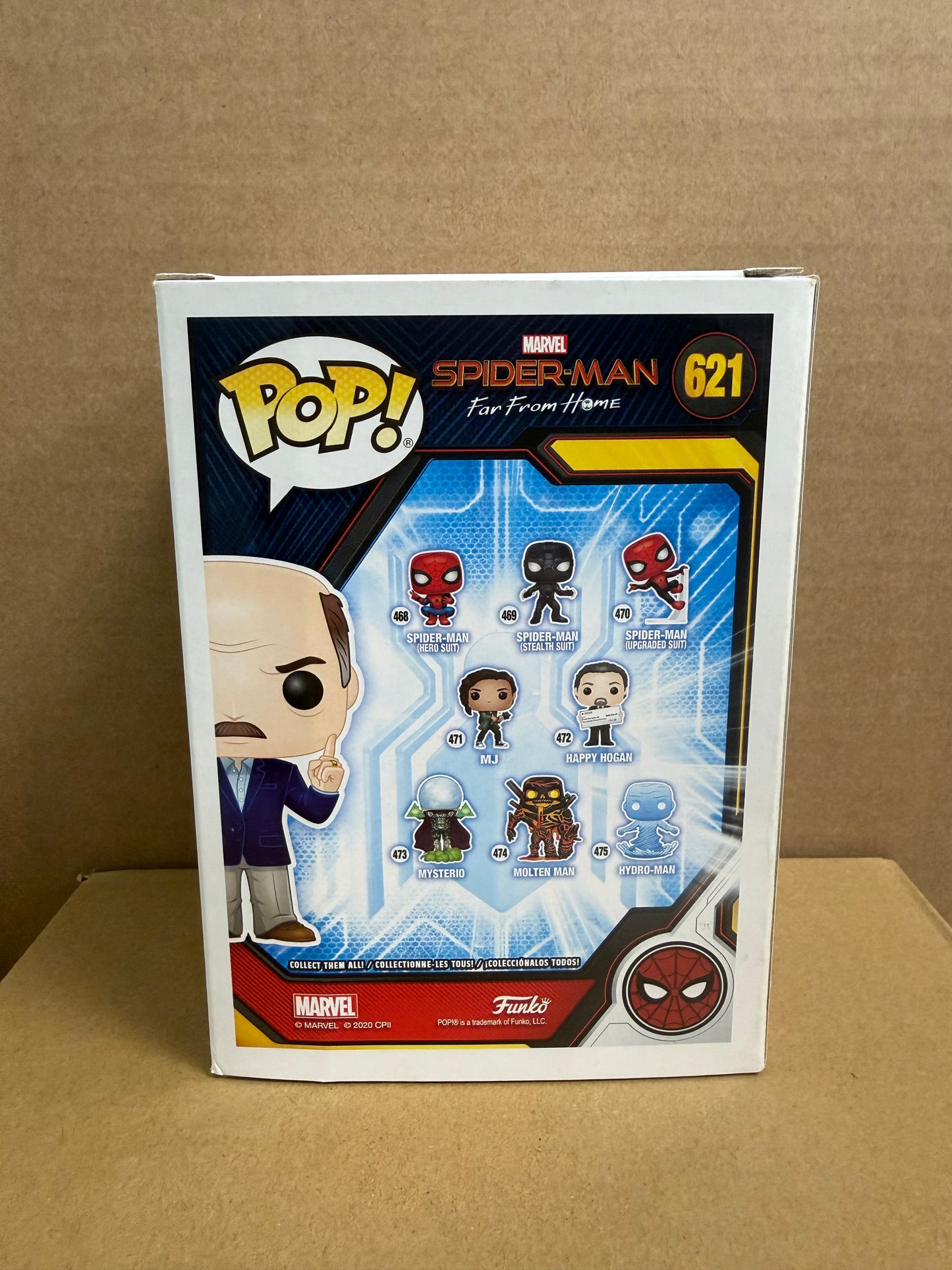 Funko Pop! Marvel J. Jonah Jameson Signed J K Simmons #621 COA