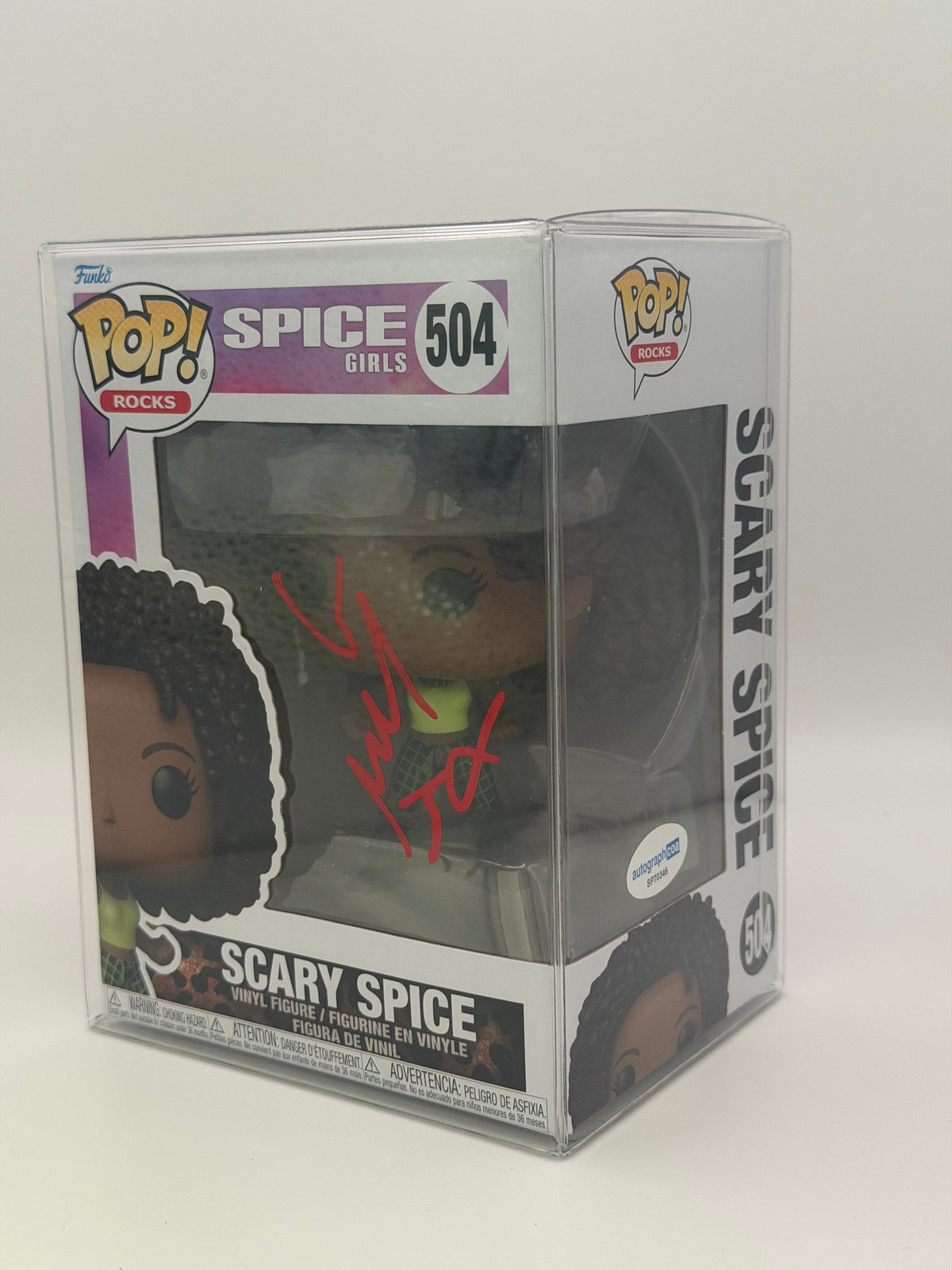 Funko Pop! Rocks Spice Girls Scary Spice Signed Mel B COA #504