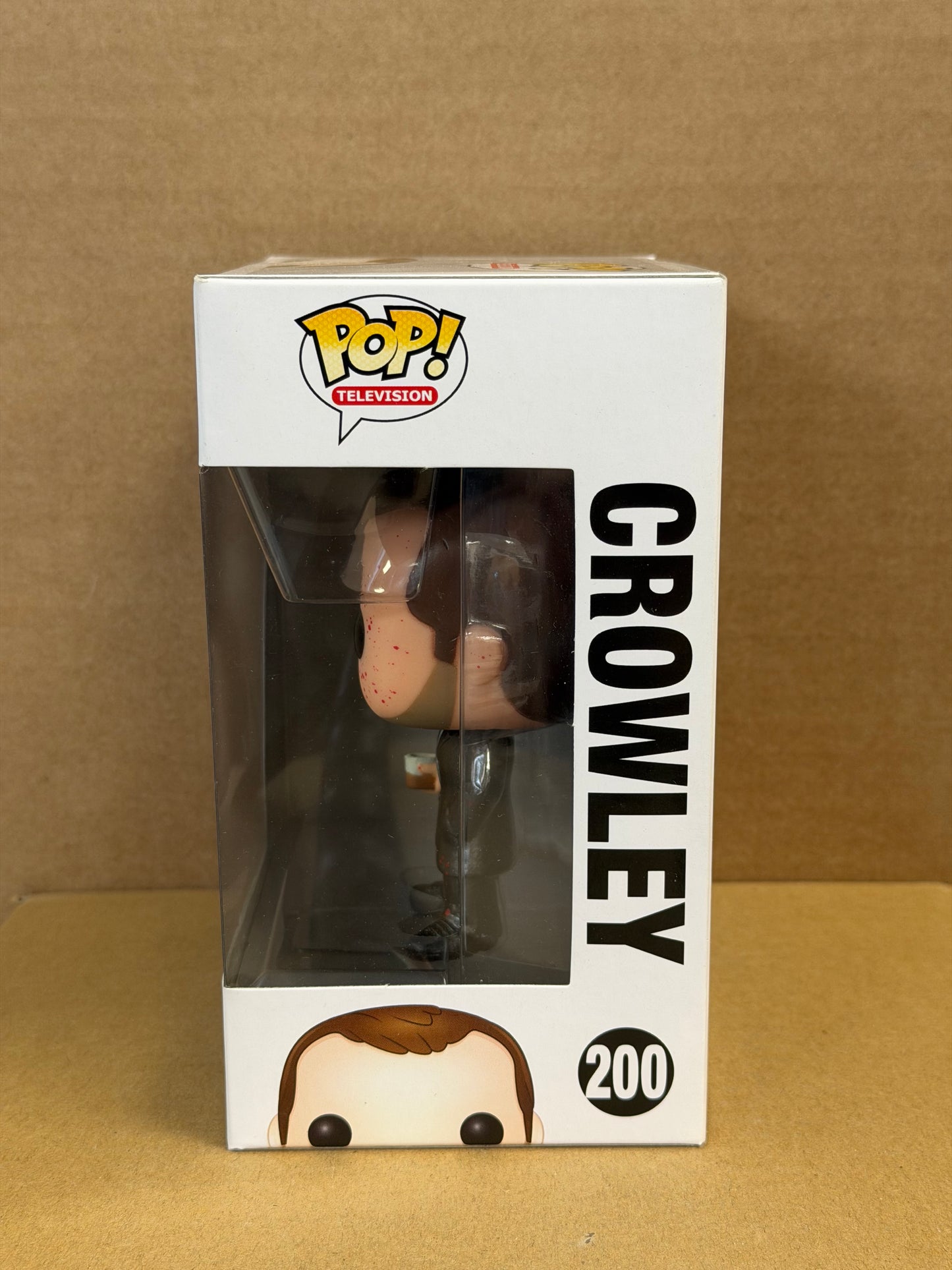 Funko Pop! Television Supernatural Crowley #200 Metallic Bloody