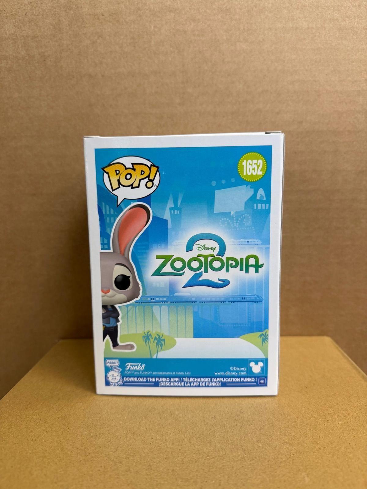 Funko Pop! Movies Judy Hopps #1652 Signed Ginnifer Goodwin WS