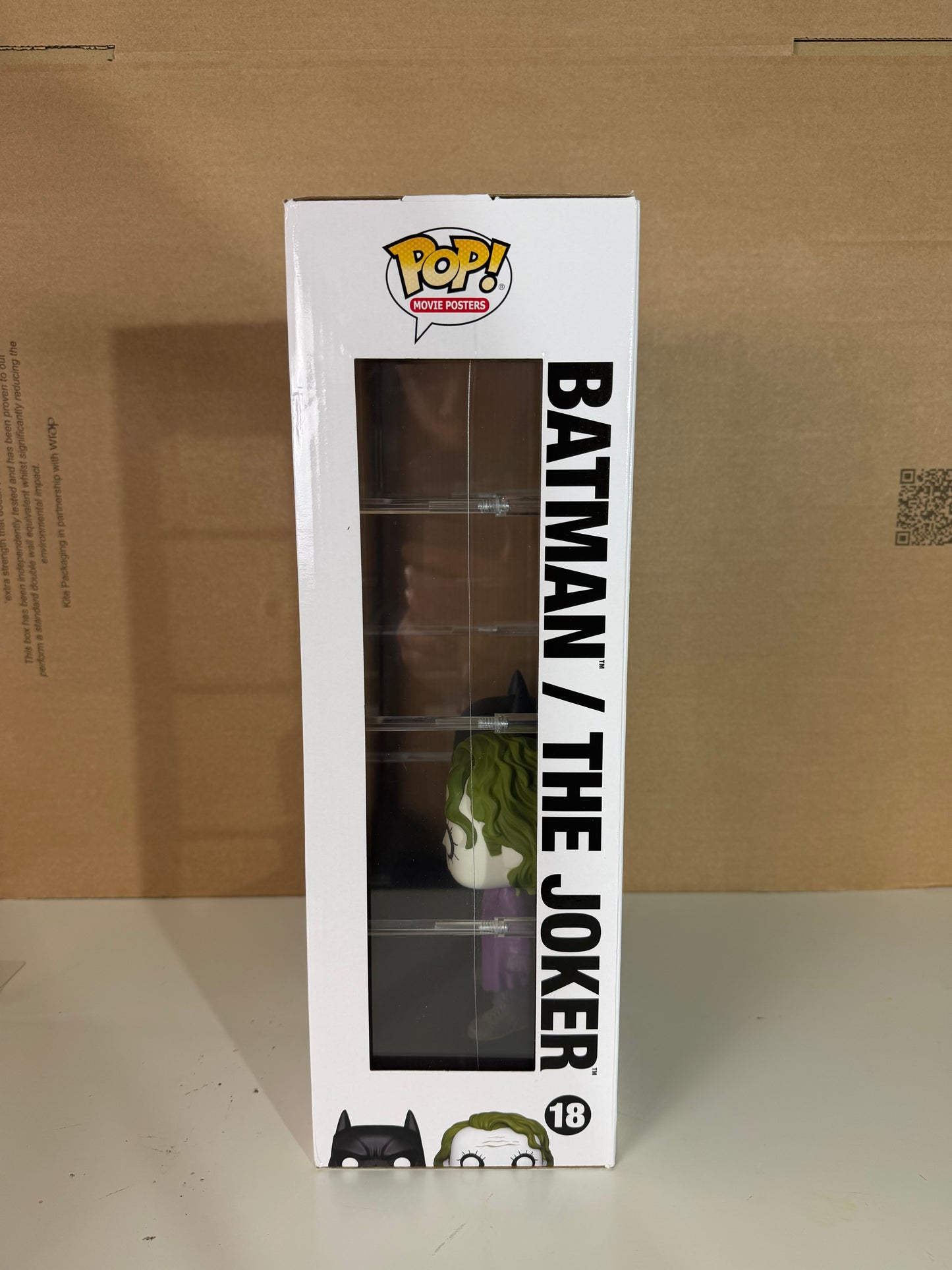 Funko Pop! Movie Poster DC! Batman / The Joker #18 Free Protector