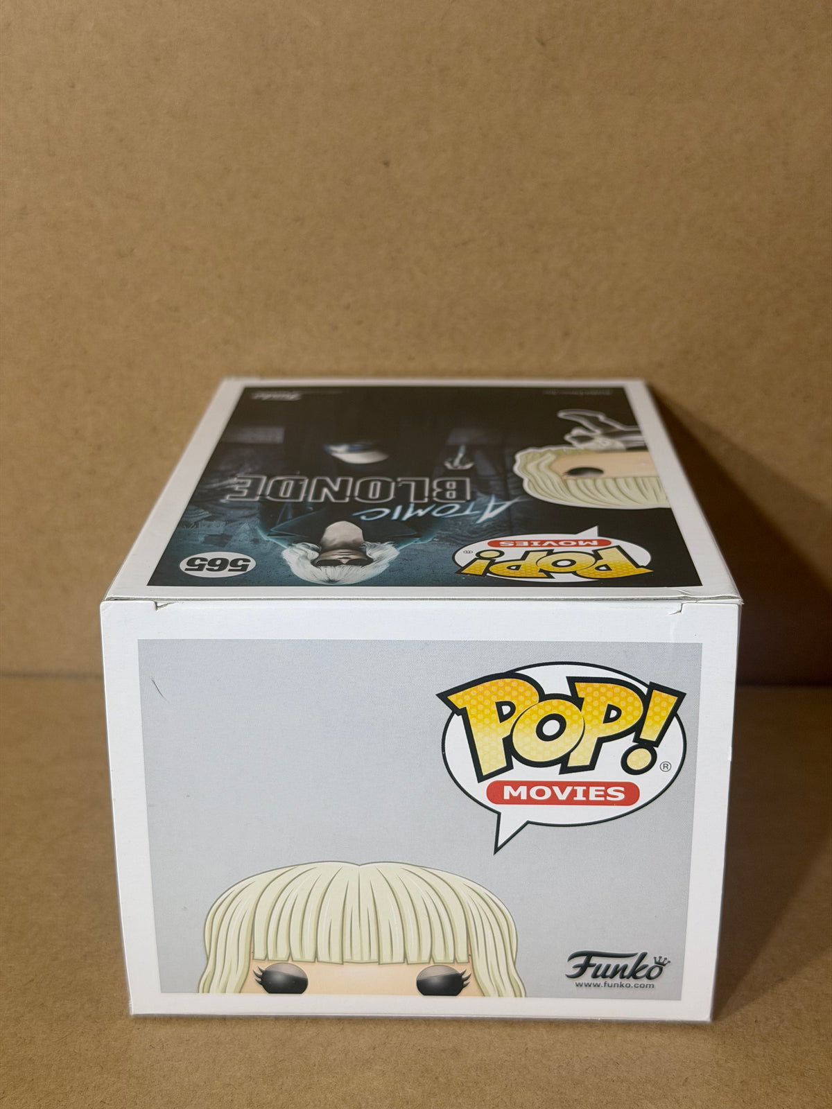 Funko Pop! Movies Atomic Blonde Chase Signed Charlize Thezron COA #565