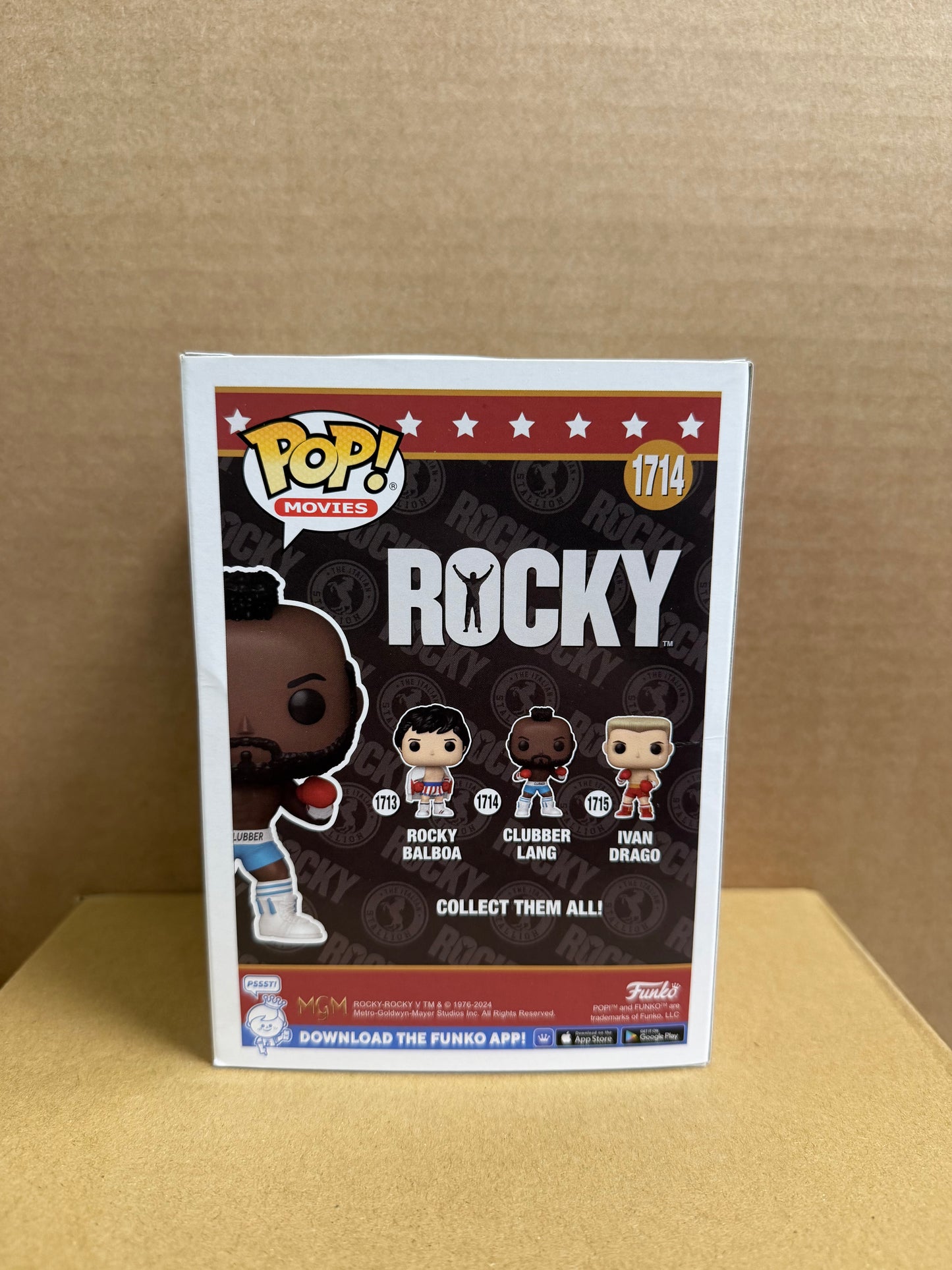 Funko Pop! Movies Clubber Lang Signed Mr.T COA #1714 WS