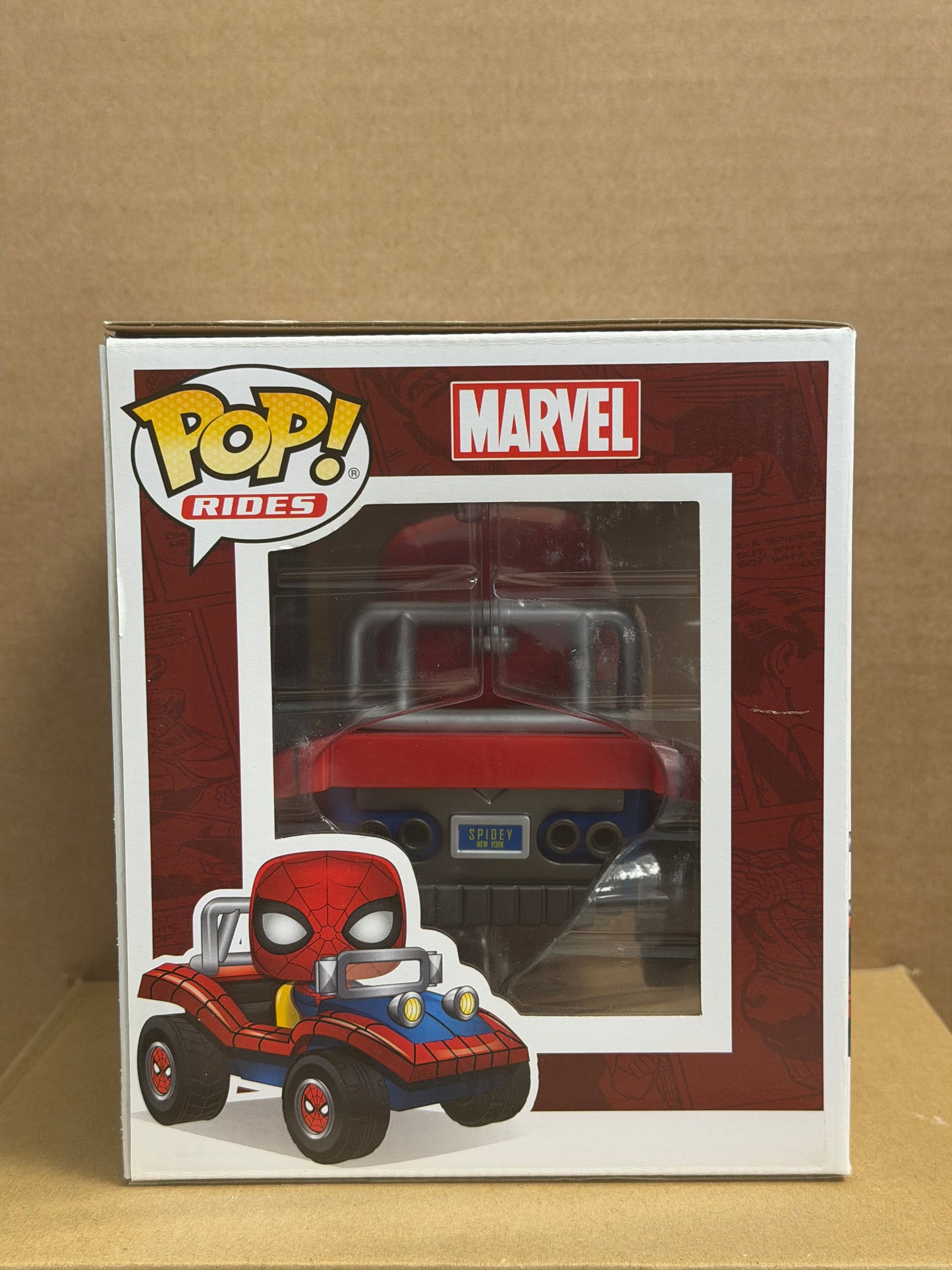 Funko Pop! Rides Marvel Spider-Man With Spider Mobile #51