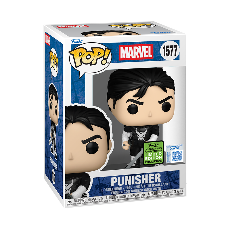 Funko Pop! Marvel Punisher #1577 ECC Exclusive Free Protector