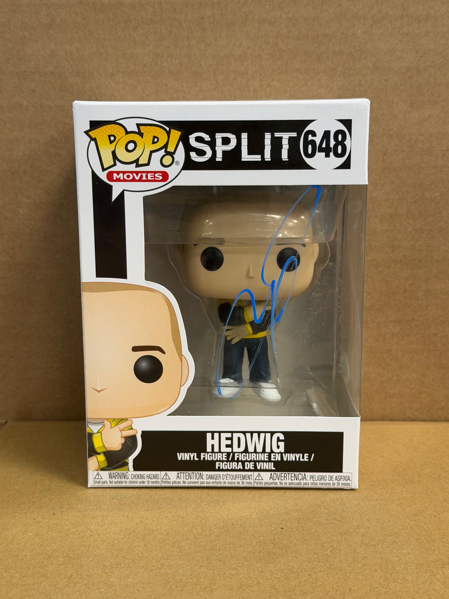 Funko Pop! Movies Split Hedwig Signed James Mcavoy COA #648