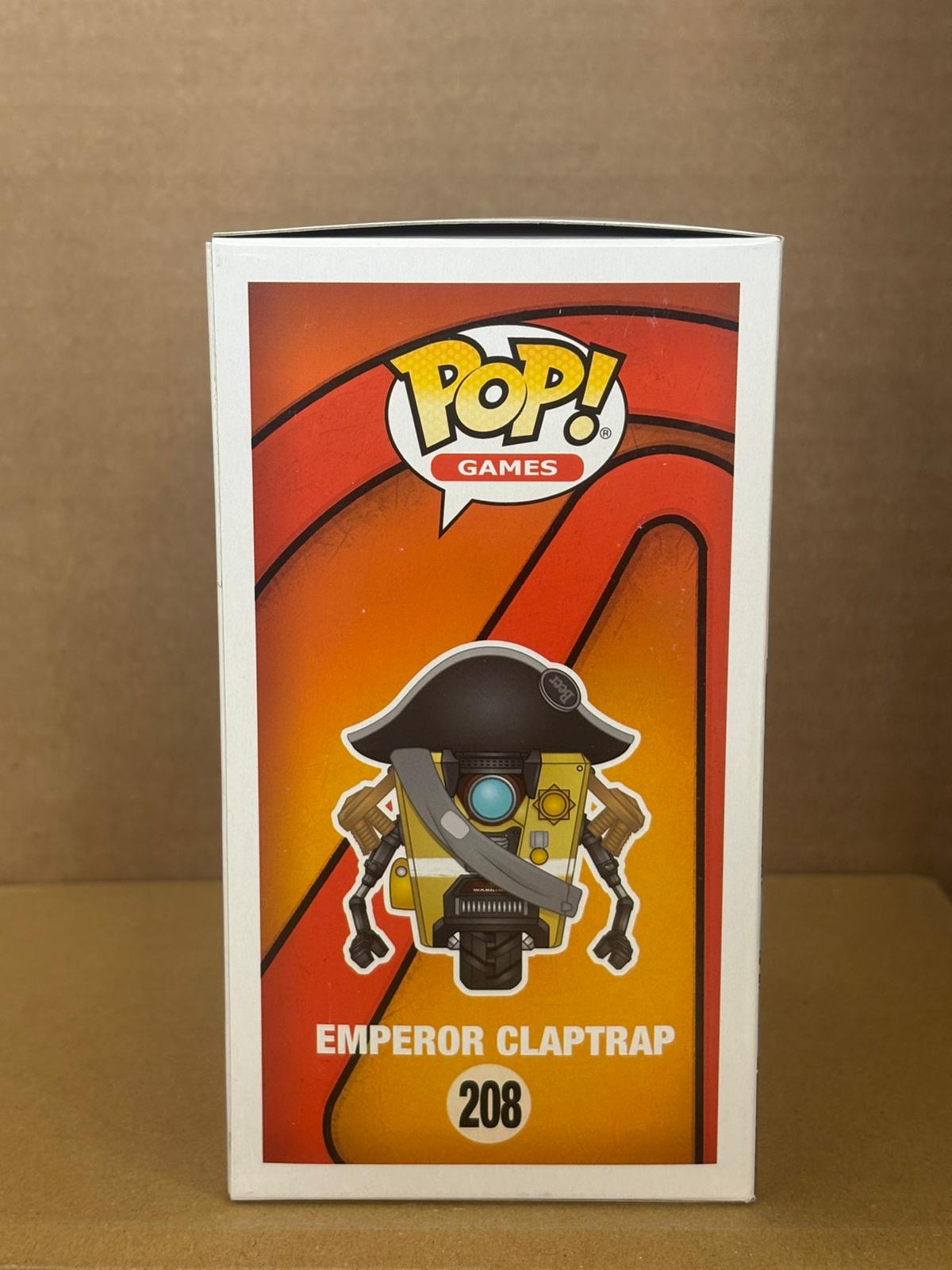 Funko Pop! Games Borderlands Emperor Claptrap #208