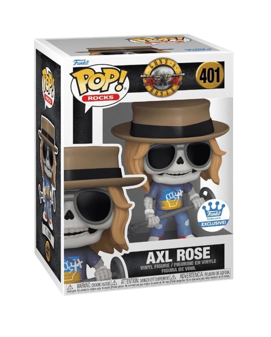 Funko Pop! Rocks Guns N Roses Axl Rose #401 Exclusive Free Protector