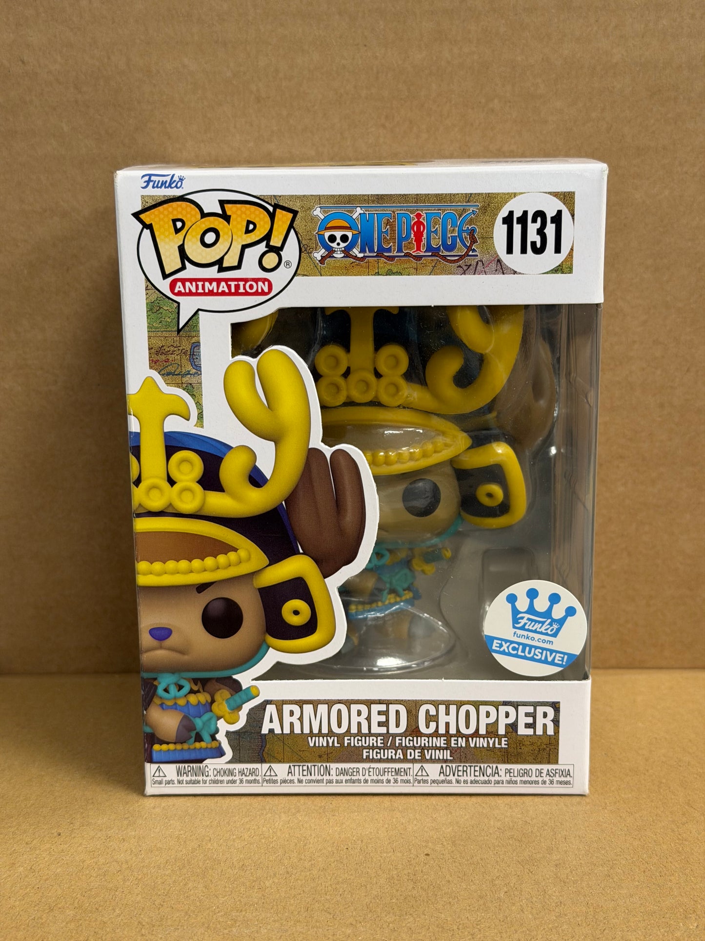 Funko Pop! Anime One Piece Armored Choppee #1131 Exclusive Free Protector