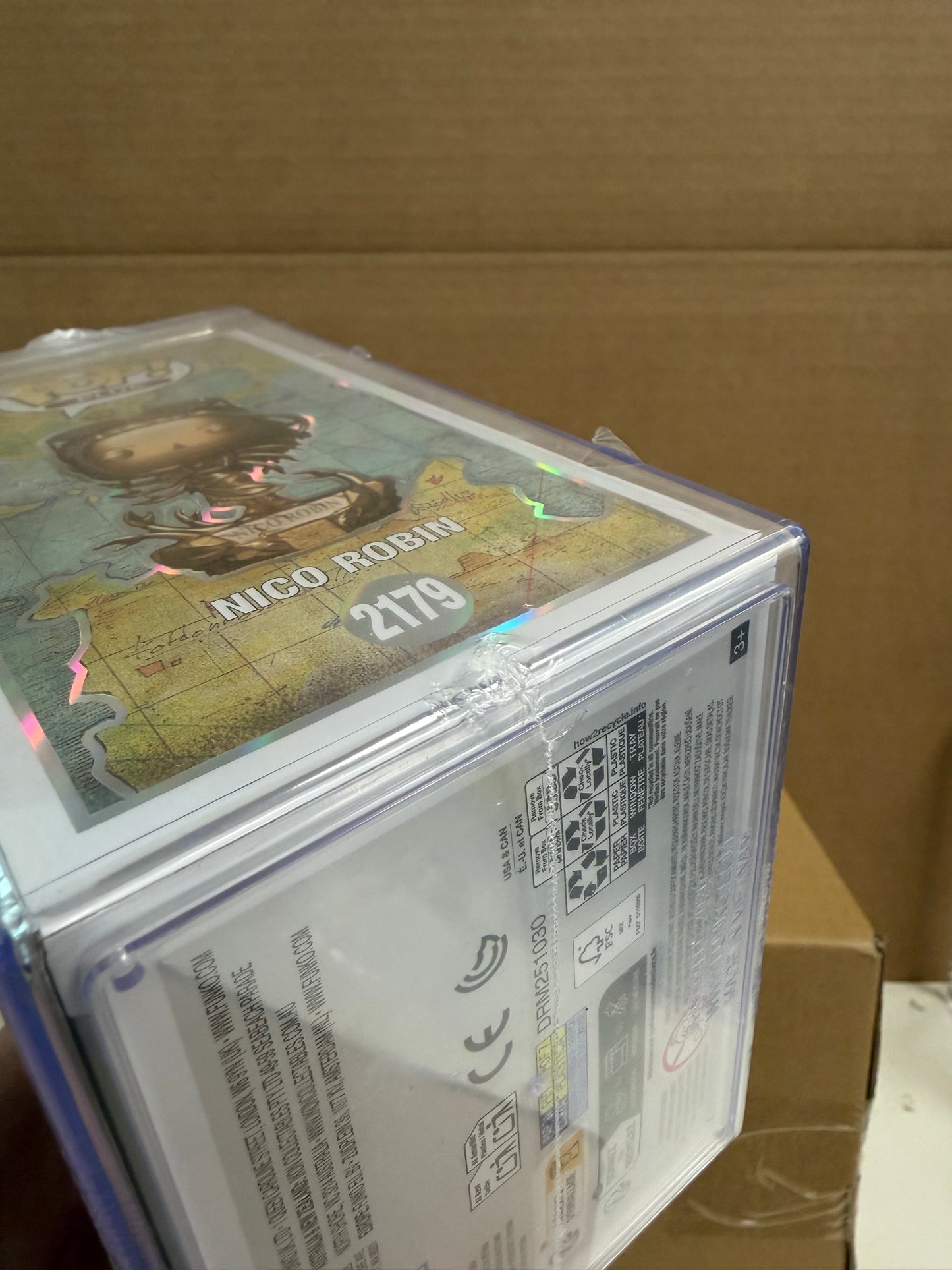 Funko Pop! Anime One Piece Nico Robin Bronze Statue #2179 Exclusive Hardstack Sealed