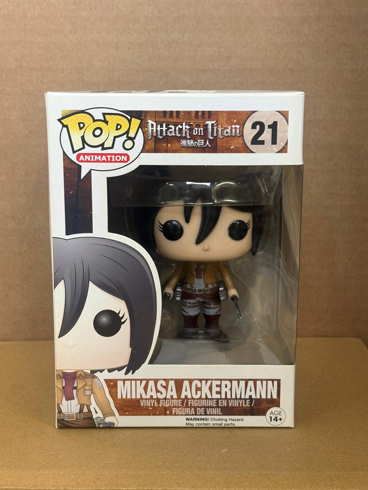 Funko Pop! Anime Attack On Titan Mikasa Ackermann #21 Vaulted