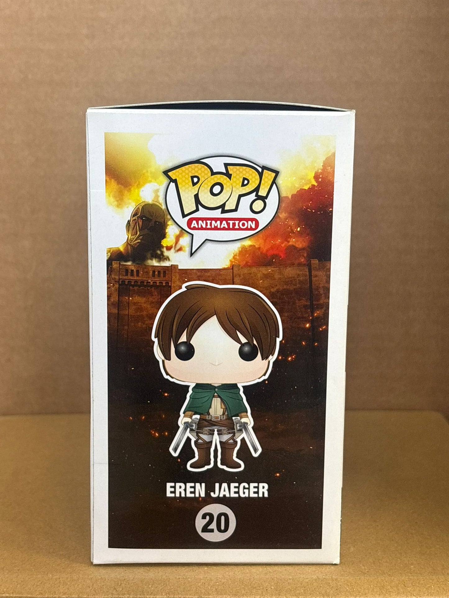 Funko Pop! Anime Attack On Titan Eren Jaeger #20 Free Protector