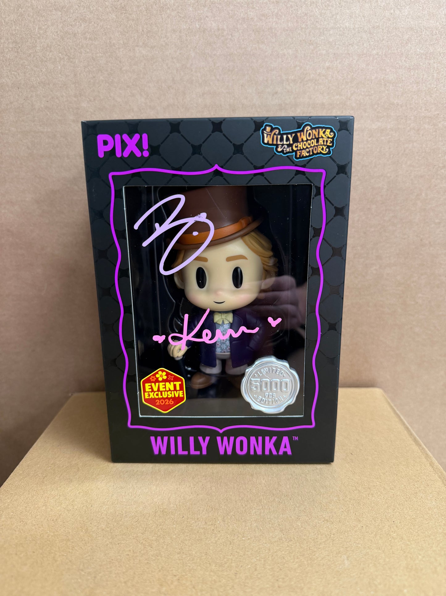 Thrilljoy Pix! Willy Wonka Event Exclusive Signed Brian Marriott (Creator) & Karrisa Marston