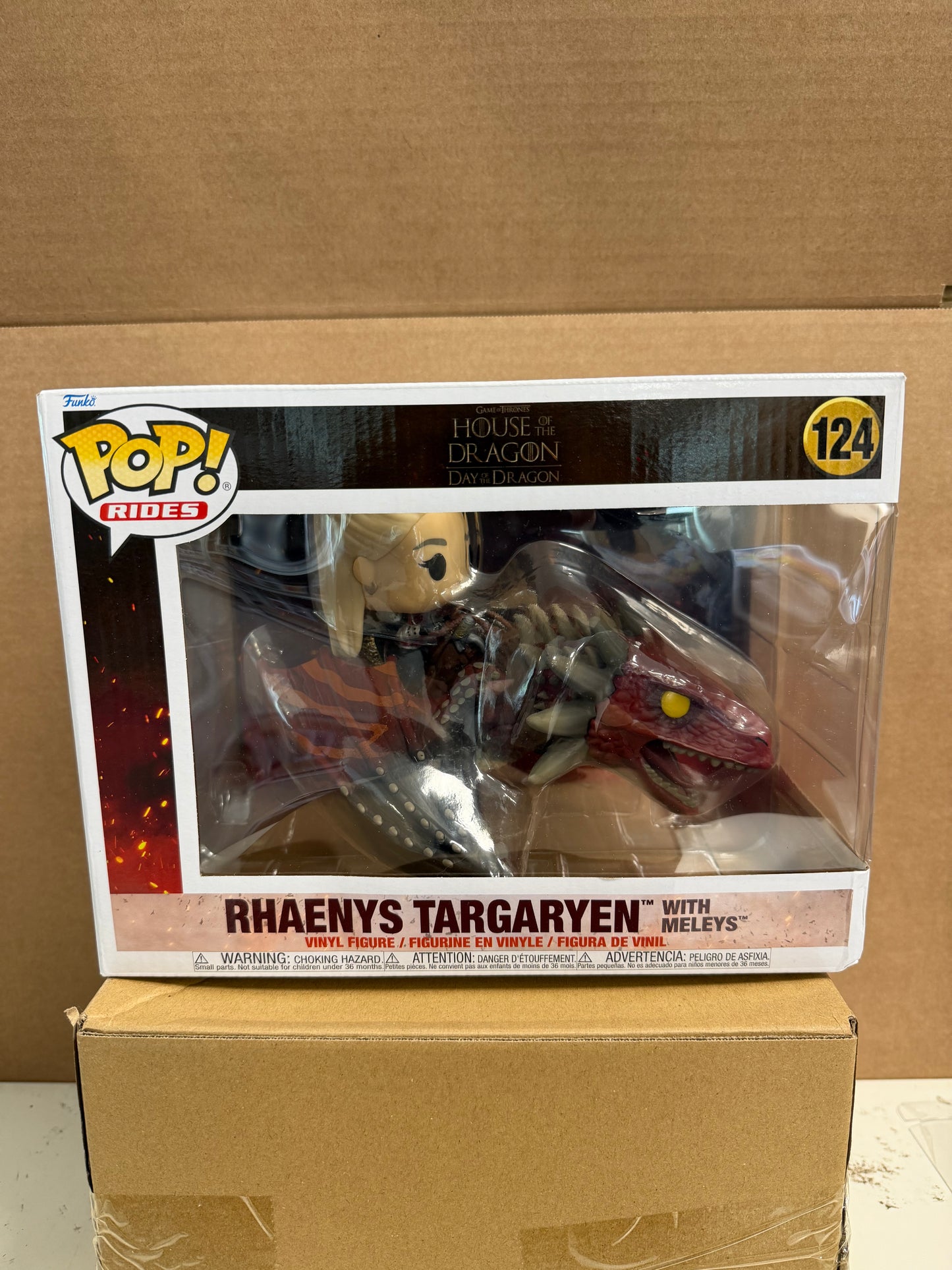 Funko Pop! Television House Of The Dragon Rhaenys Targaryen With Meleys #124