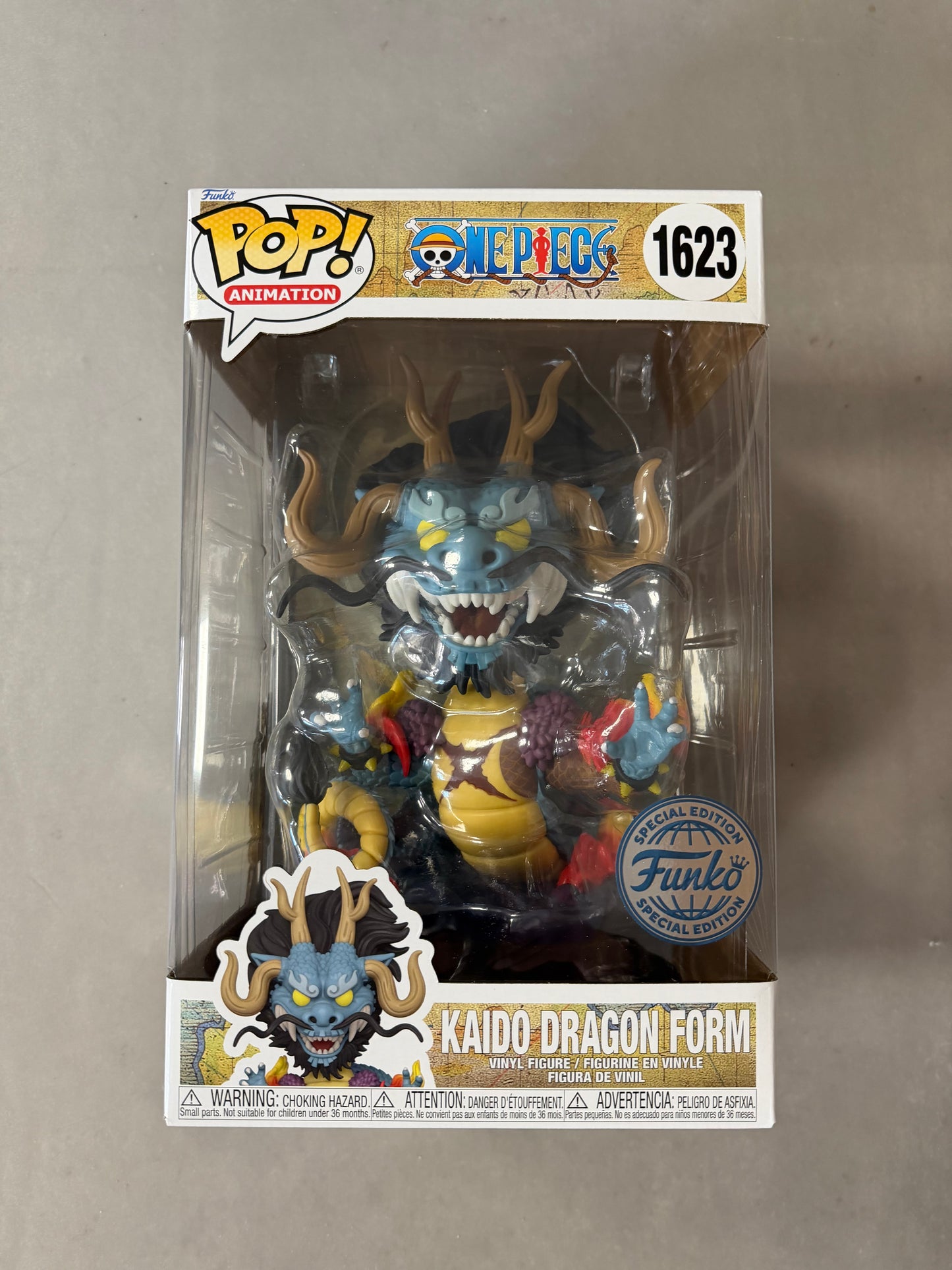 Funko Pop! Jumbo Anime One Piece Kaido Dragon Form #1623 + Protector