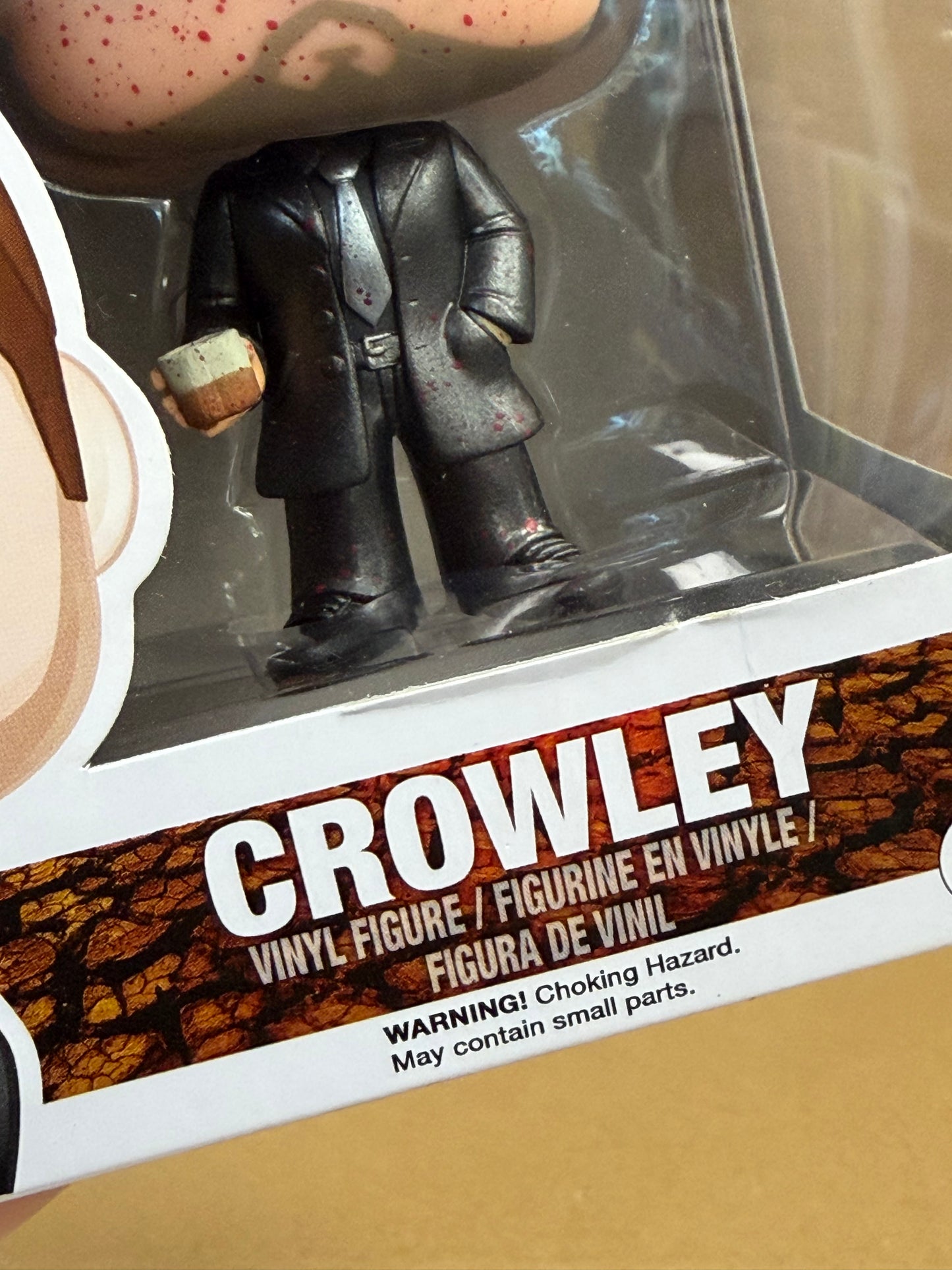 Funko Pop! Television Supernatural Crowley #200 Metallic Bloody