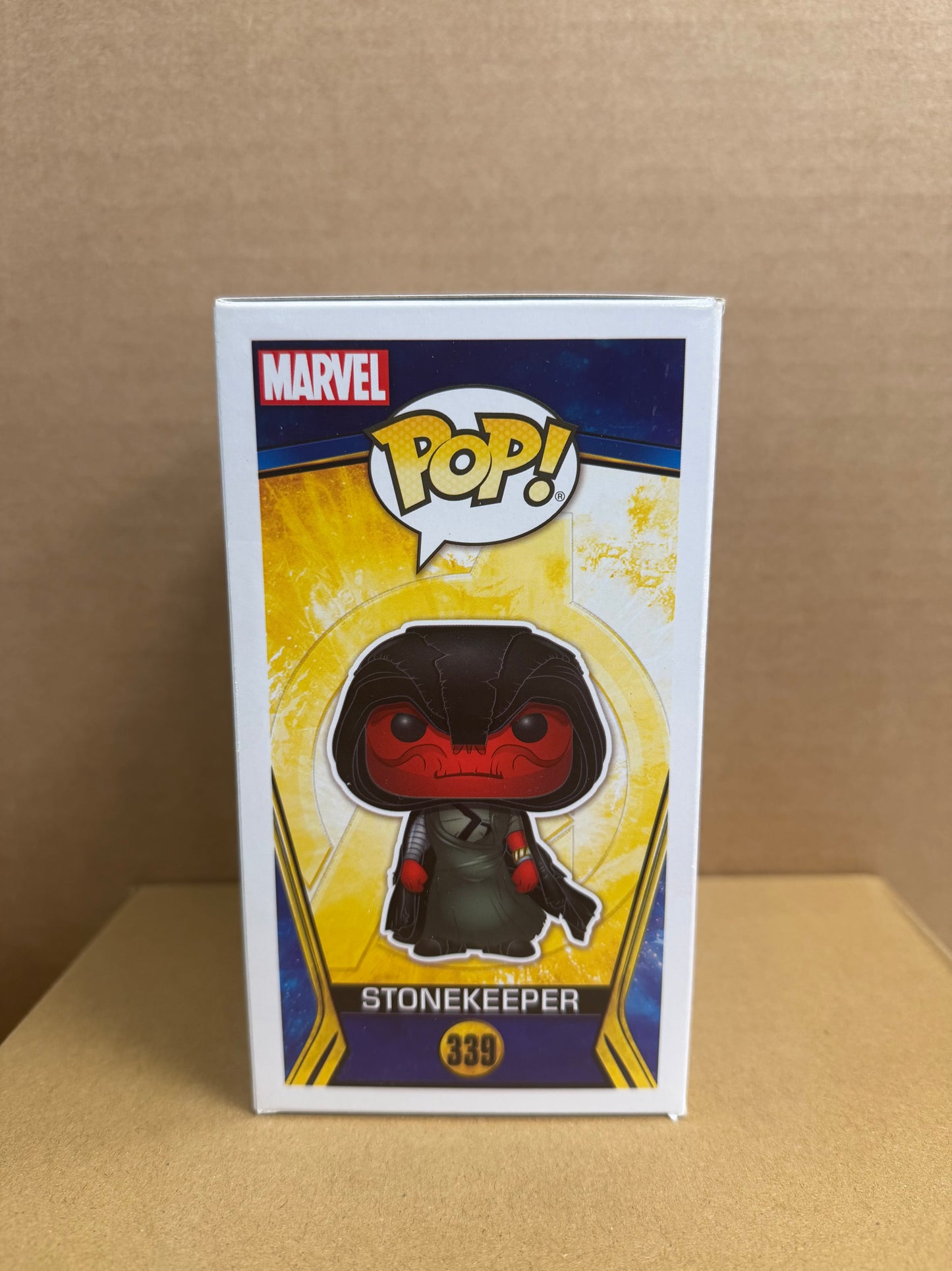 Funko Pop! Marvel Avengers Stonekeeper Signed Ross Marquand COA #339