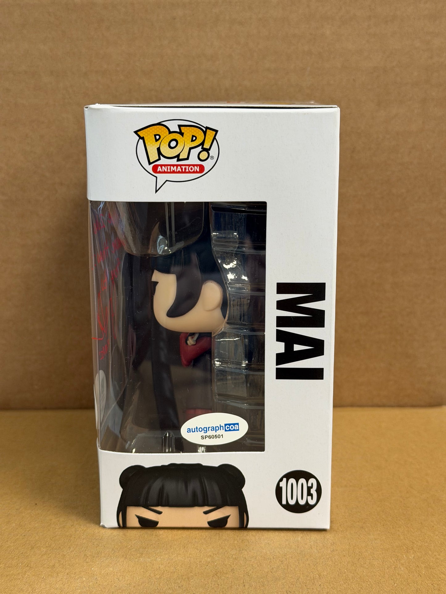 Funko Pop! Anime Avatar The Last Airbender Mai Signed Cricket Leigh COA #1003