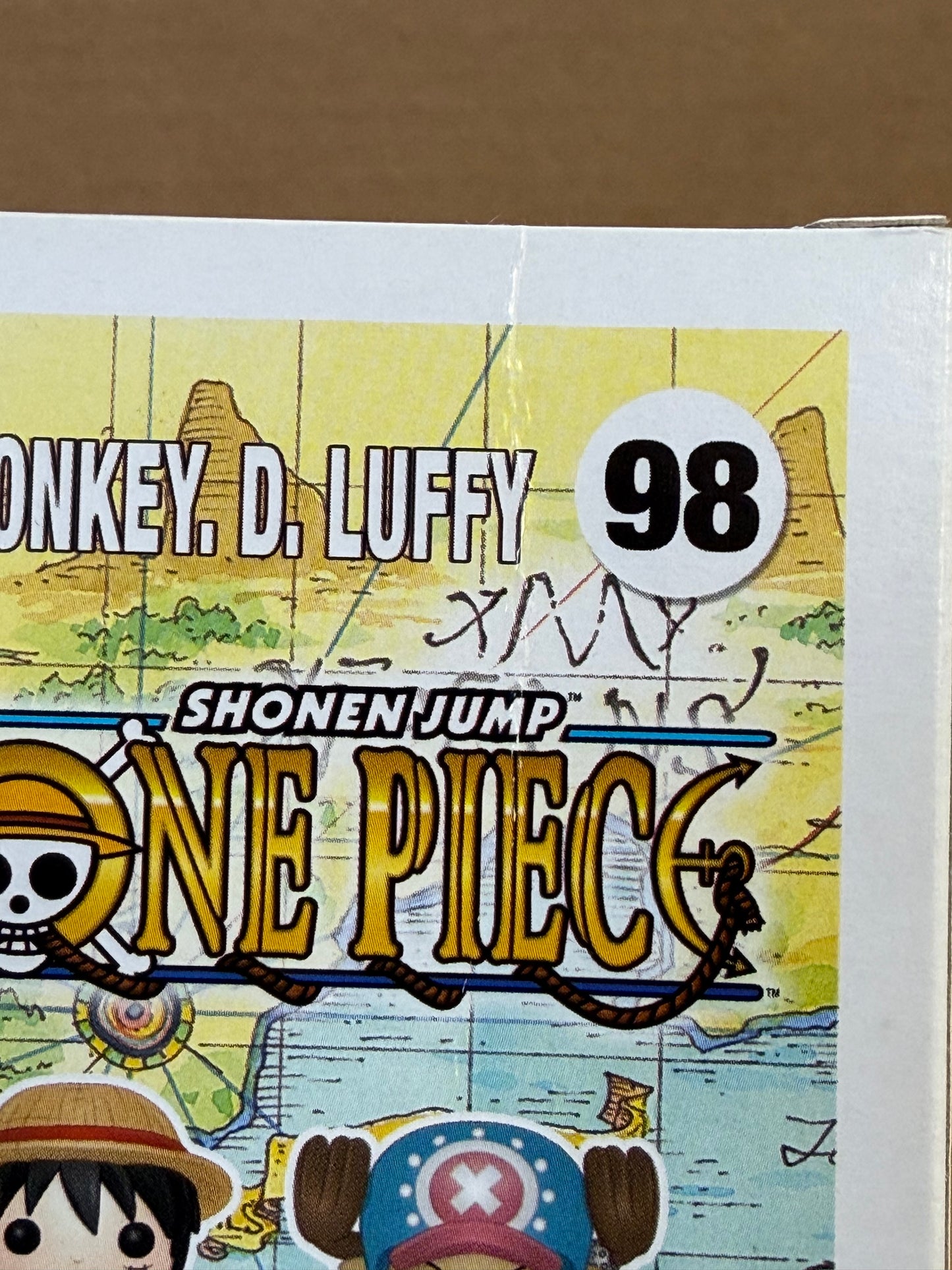 Funko Pop! Anime One Piece Monkey D Luffy OG JJL160309 #98 Free Magnetic Stack