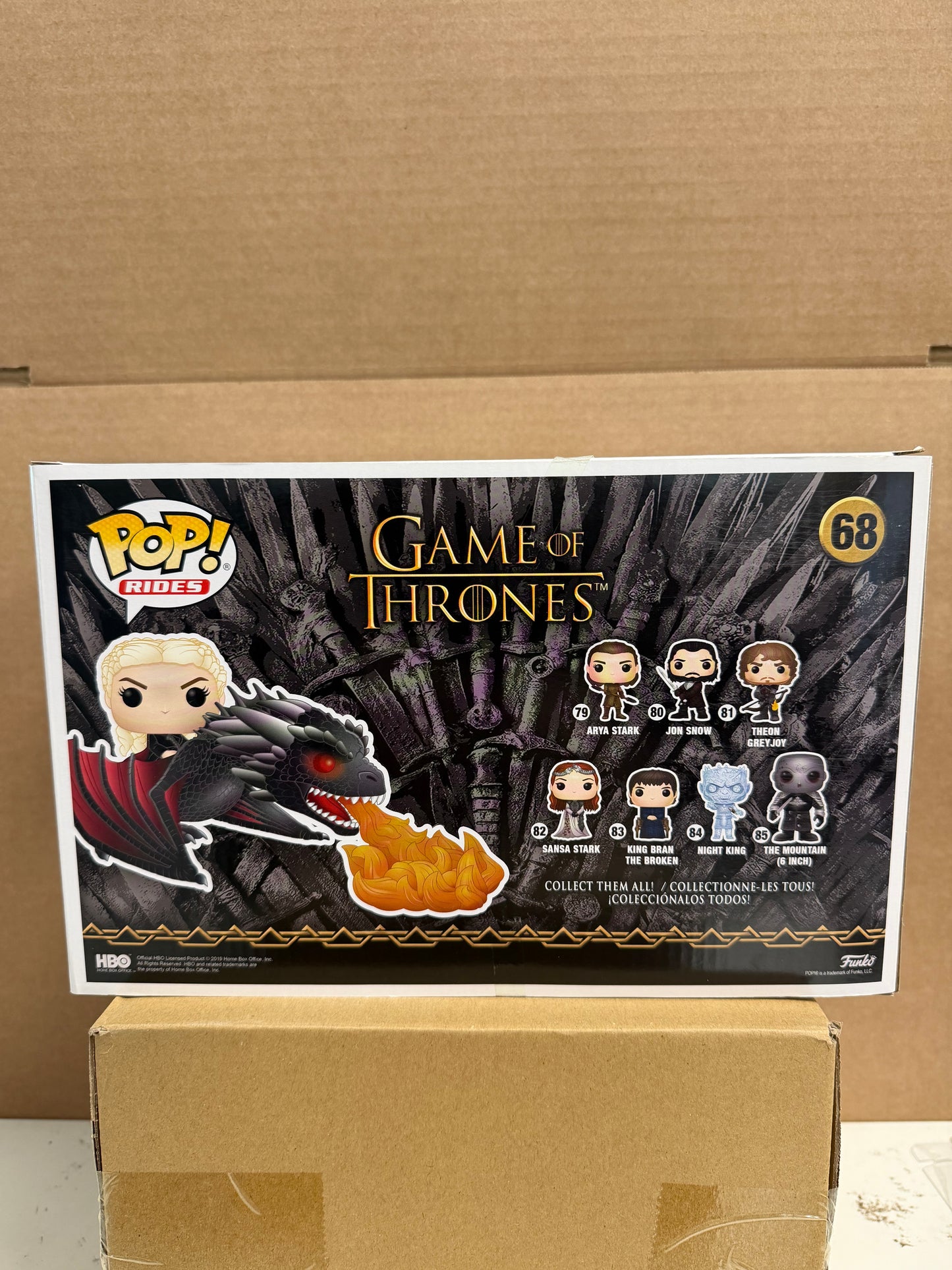 Funko Pop! Rides Television Game Of Thrones Daenerys & Fiery Drogon #68