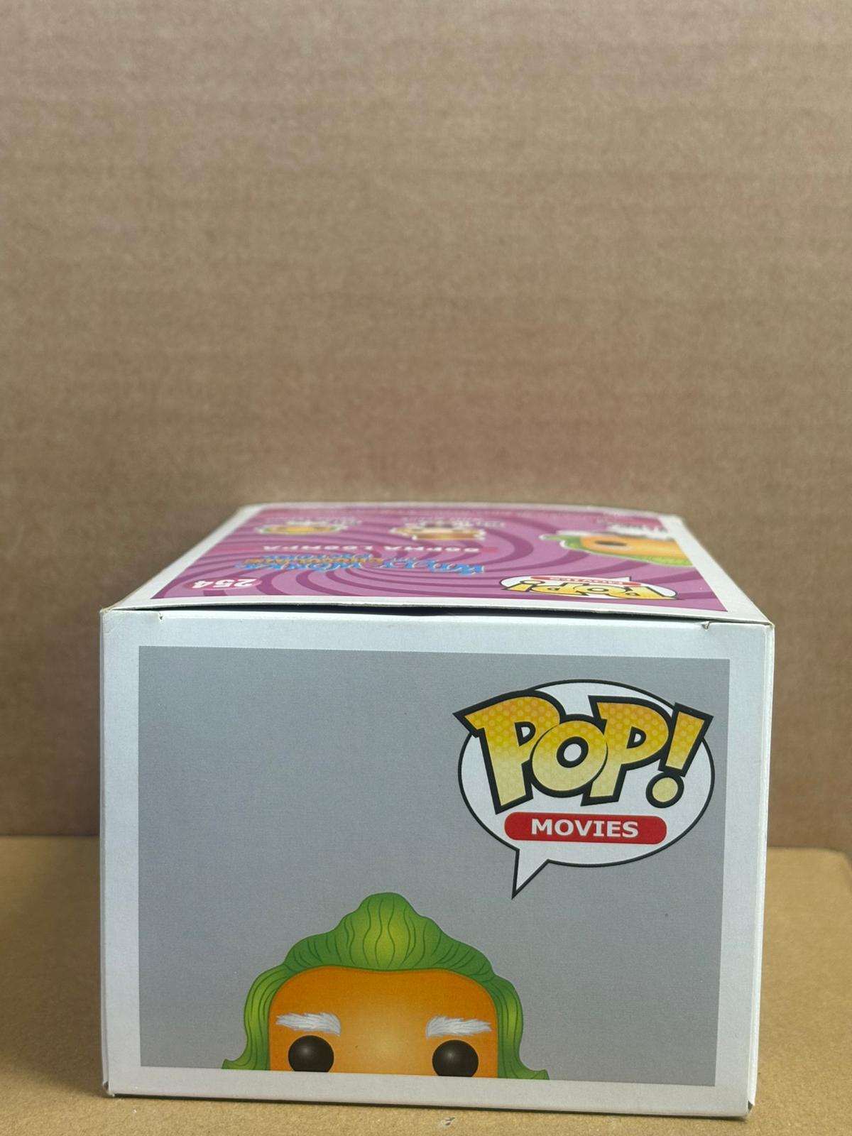 Funko Pop! Movies Willy Wonka Oompa Loompa Signed Hugh Grant COA #254 WS