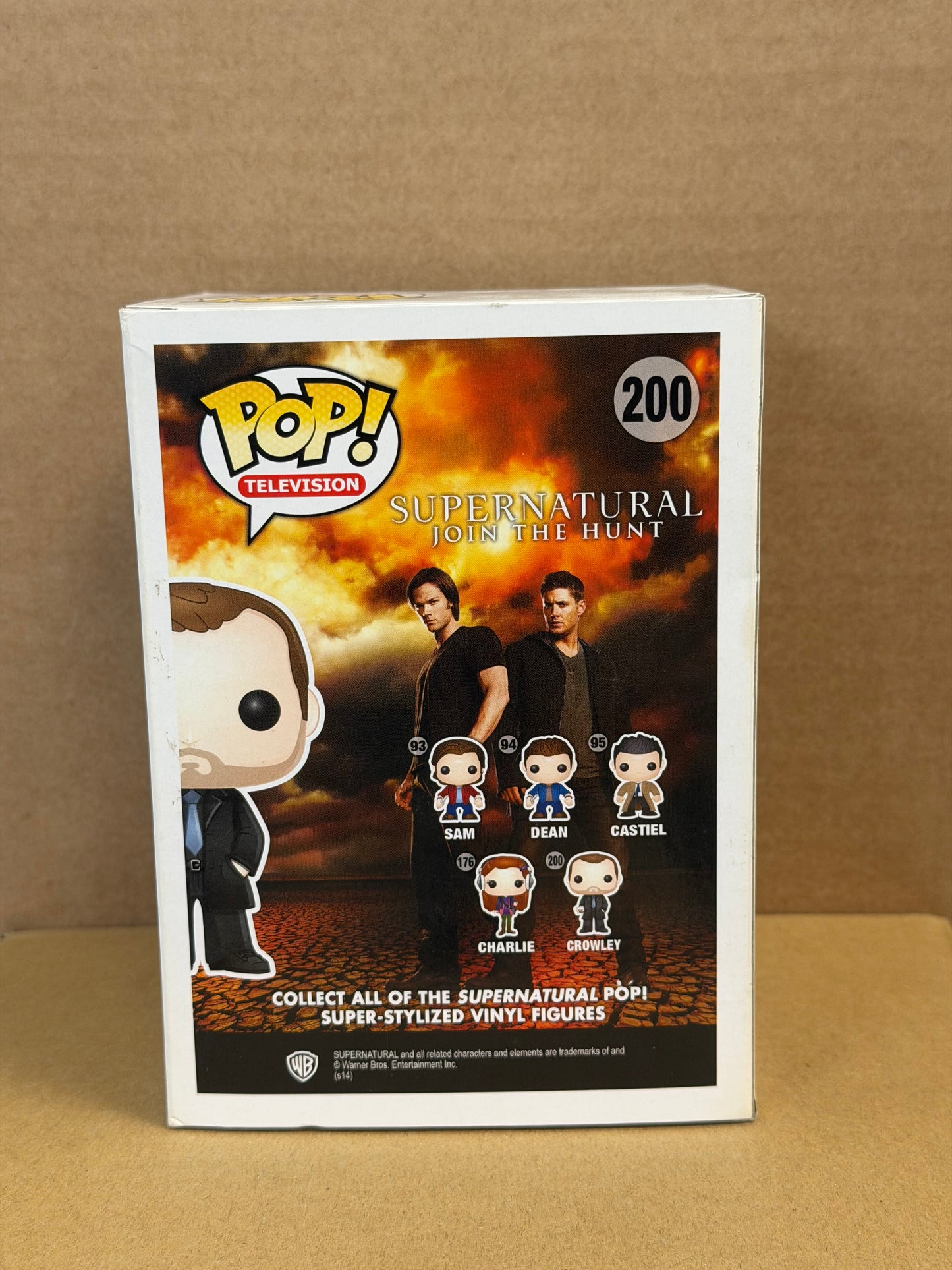 Funko Pop! Television Supernatural Crowley #200 Red Eyes Hot Topic