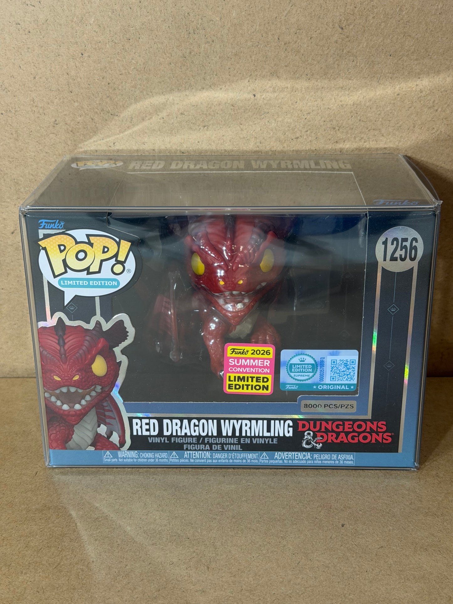 Funko Pop! Movies Dungeons & Dragons Red Dragon Wyrmling #1256 9500pcs LE