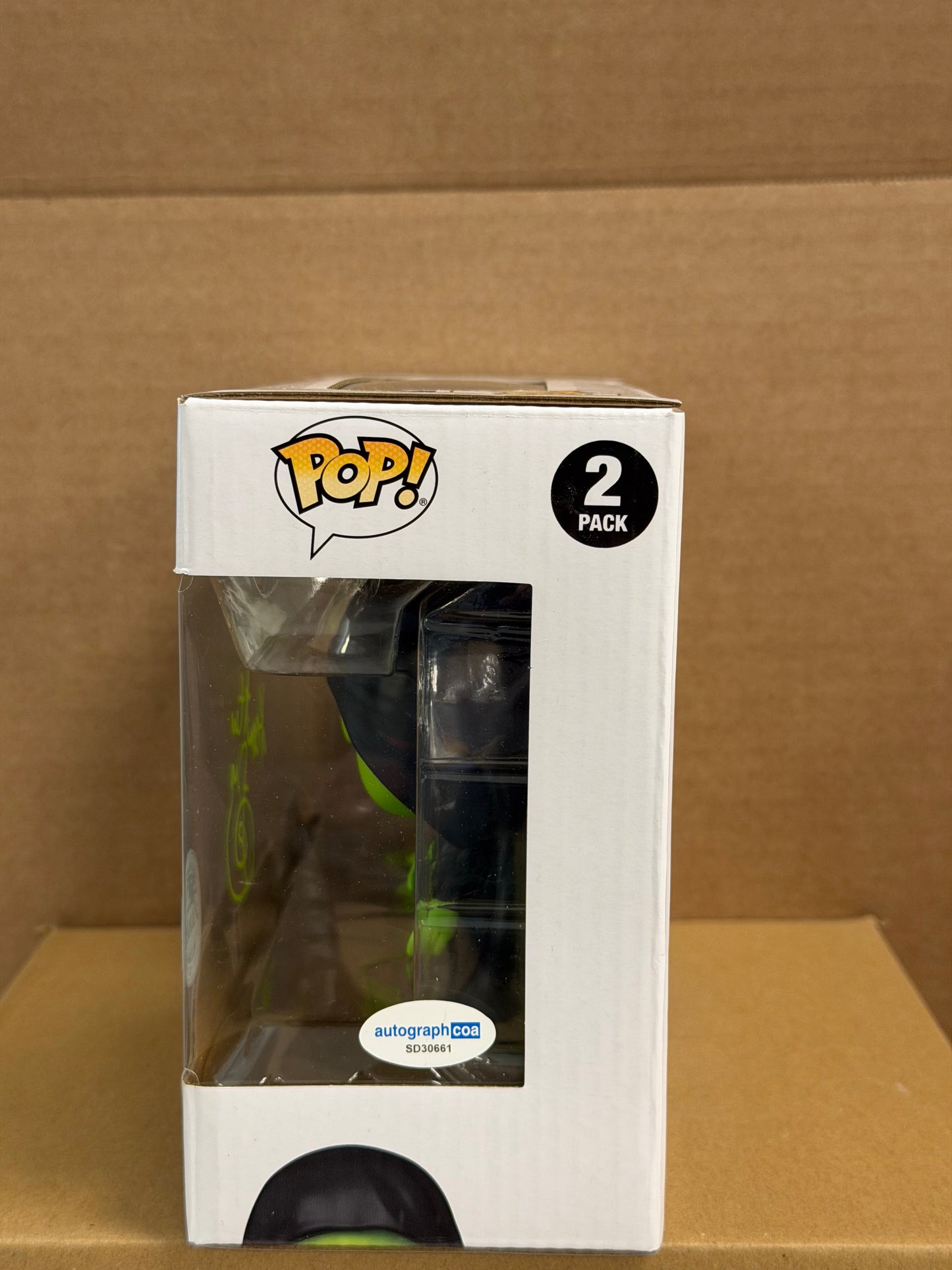 Funko Pop! Disney Muppets Kermit & Constantine 2 Pack Signed Steve Whitmire COA