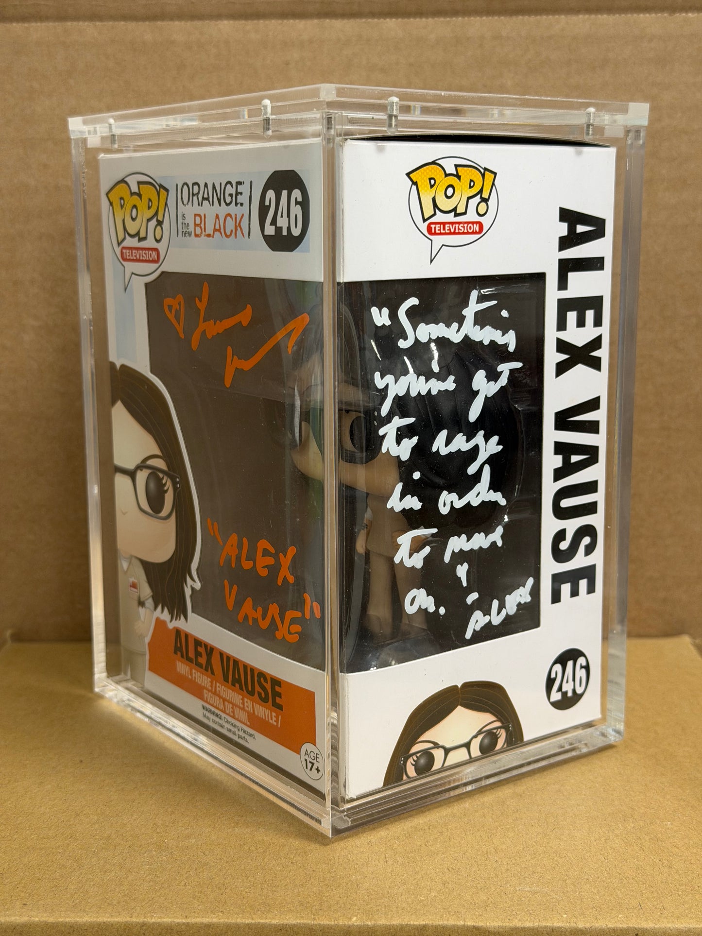 Funko Pop! Television Orange Is The New Black Alex Vause Signed Laura Prepon COA #246
