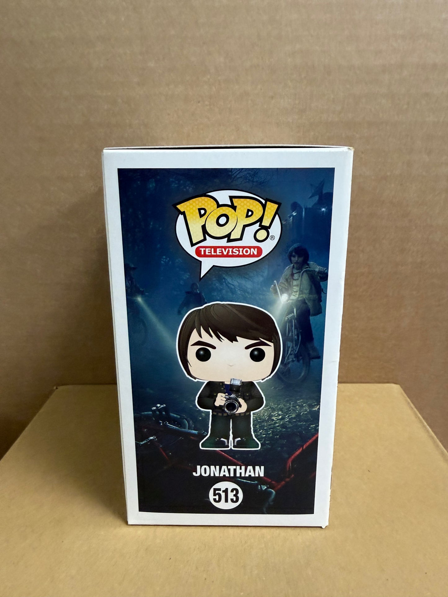 Funko Pop! Television Stranger Things Jonathan Signed Charlie Heaton COA #513 Double Signed