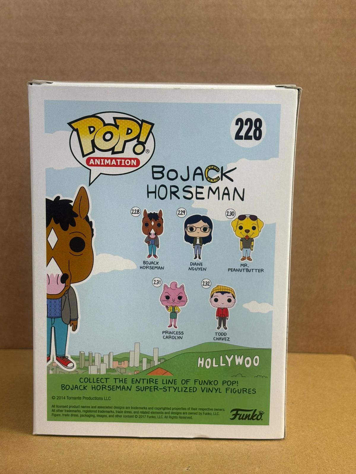 Funko Pop! Animation Bojack Horseman Signed Will Arnett COA #228 WS