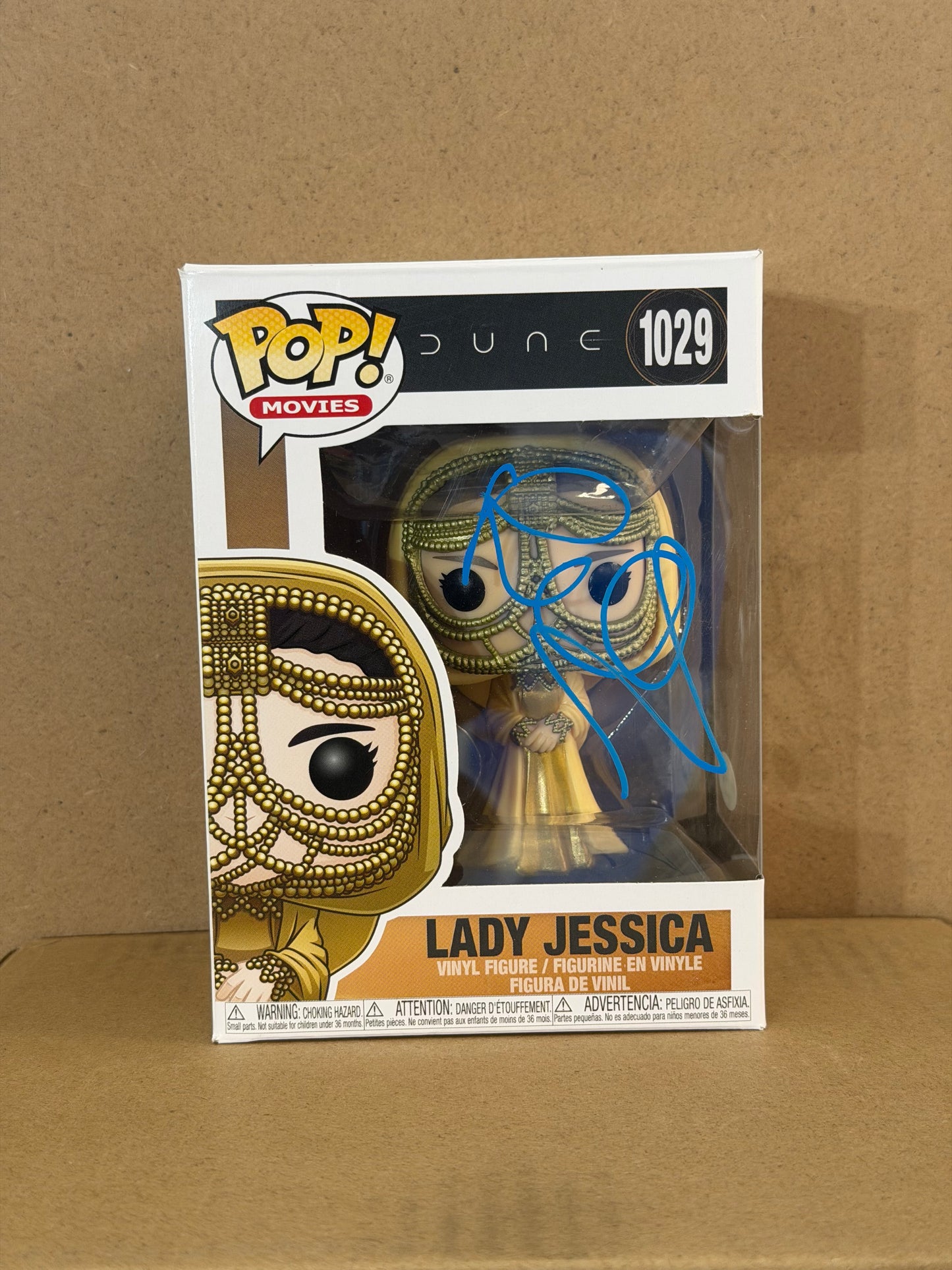 Funko Pop! Movies Dune Lady Jessica Signed Rebecca Ferguson COA #1029