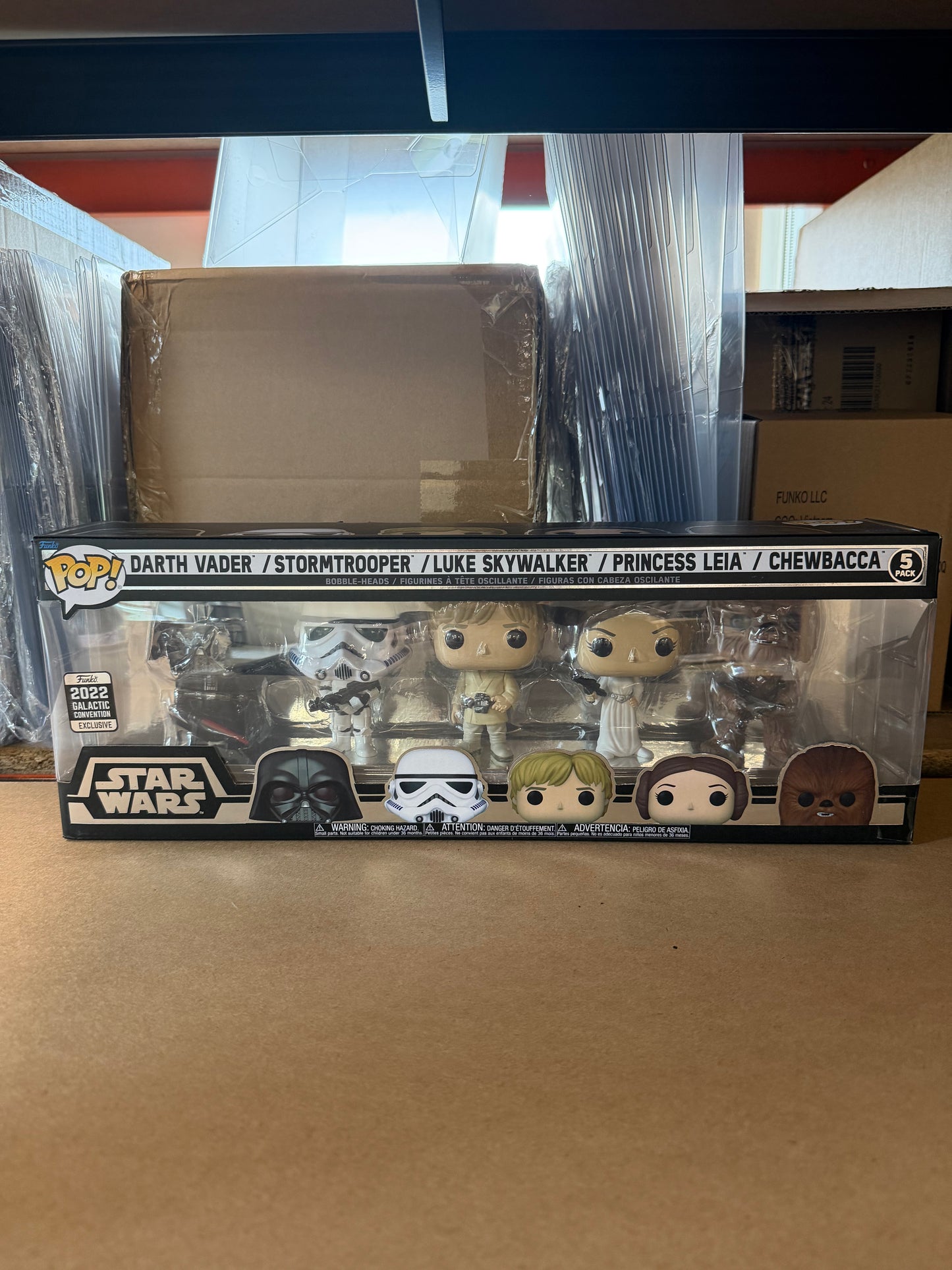 Funko Pop! Star Wars 2022 Galactic Convention 5 Pack + Free Protector