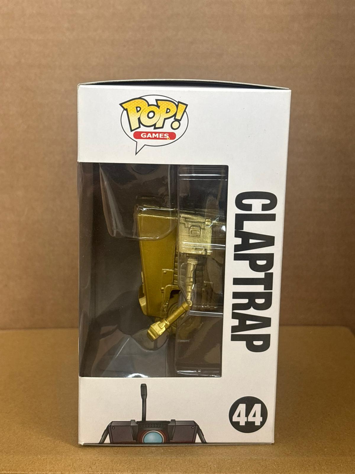 Funko Pop! Games Borderlands Claptrap #44 Gold GameStop Exclusive
